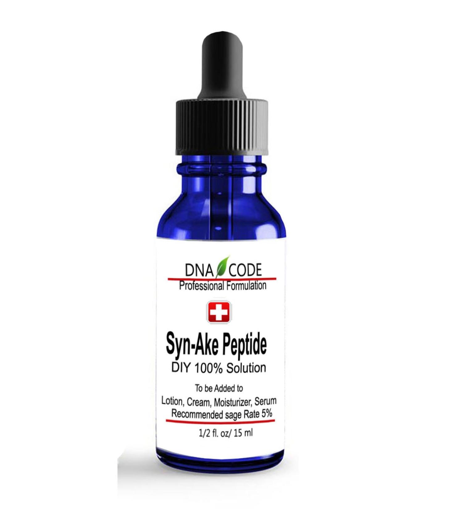 AntiAging DIY Syn-Ake Peptide 100% Solution Booster Reduce/Smooth Wrinkles Express lines Crows feet forehead lines. 0.5 Ounce