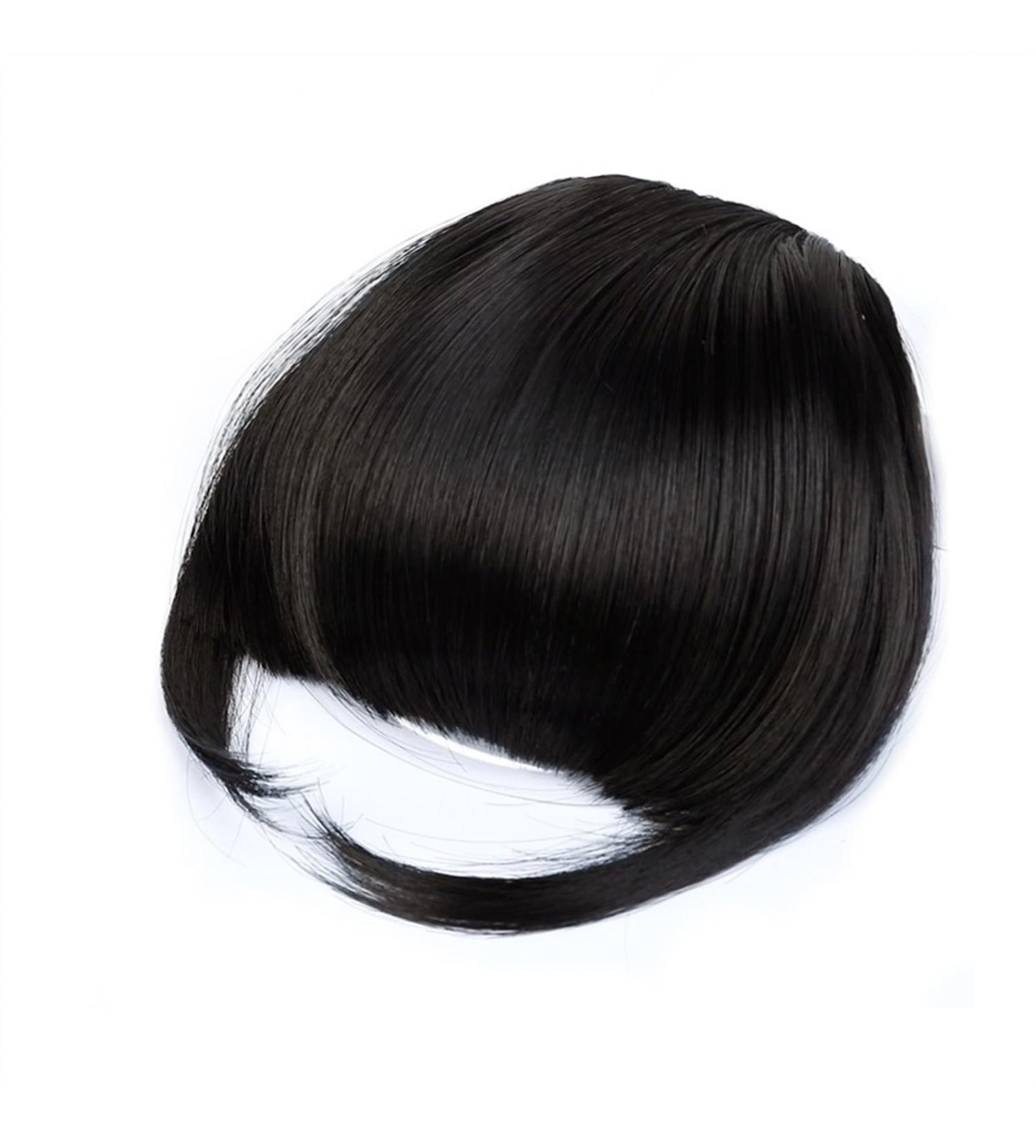 Bangs Hair Clip Fringe Clip In Hair Bangs Hairpiece Clip In Hair Extensions Heat Resistant Synthetic Fake Bangs Hair Piece Hair Accessories Hairpieces (Color : 4 thick bang) - Buy Online on GoSupps.com