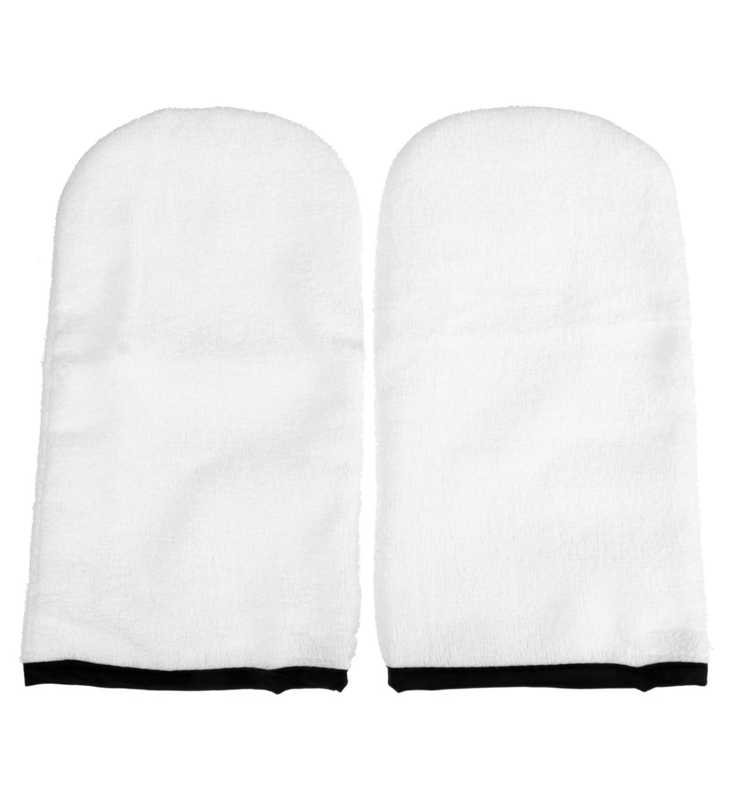 FRCOLOR 1 Pair Paraffin Wax Gloves Nail Art Mitts Moisturizing Manicure Heated Hand Gloves Nail Tools for SPA Treatment Hand Heat Therapy Black - Buy Online on GoSupps.com