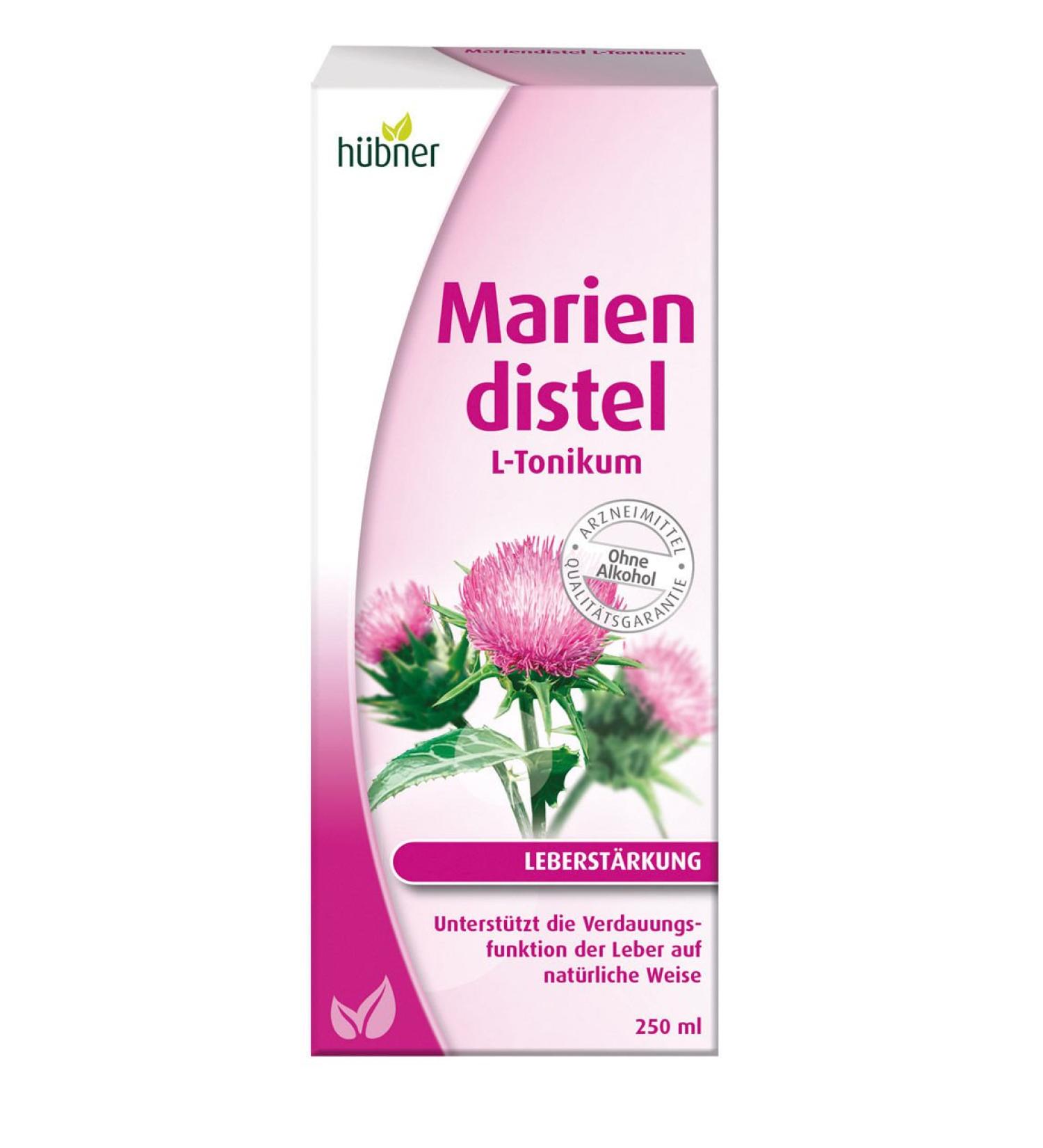 Mary thistle L-Tonikum |High -dose traditional drug |Strengthens the digestive function of the liver |Supported during detoxification |Vegan |250 ml