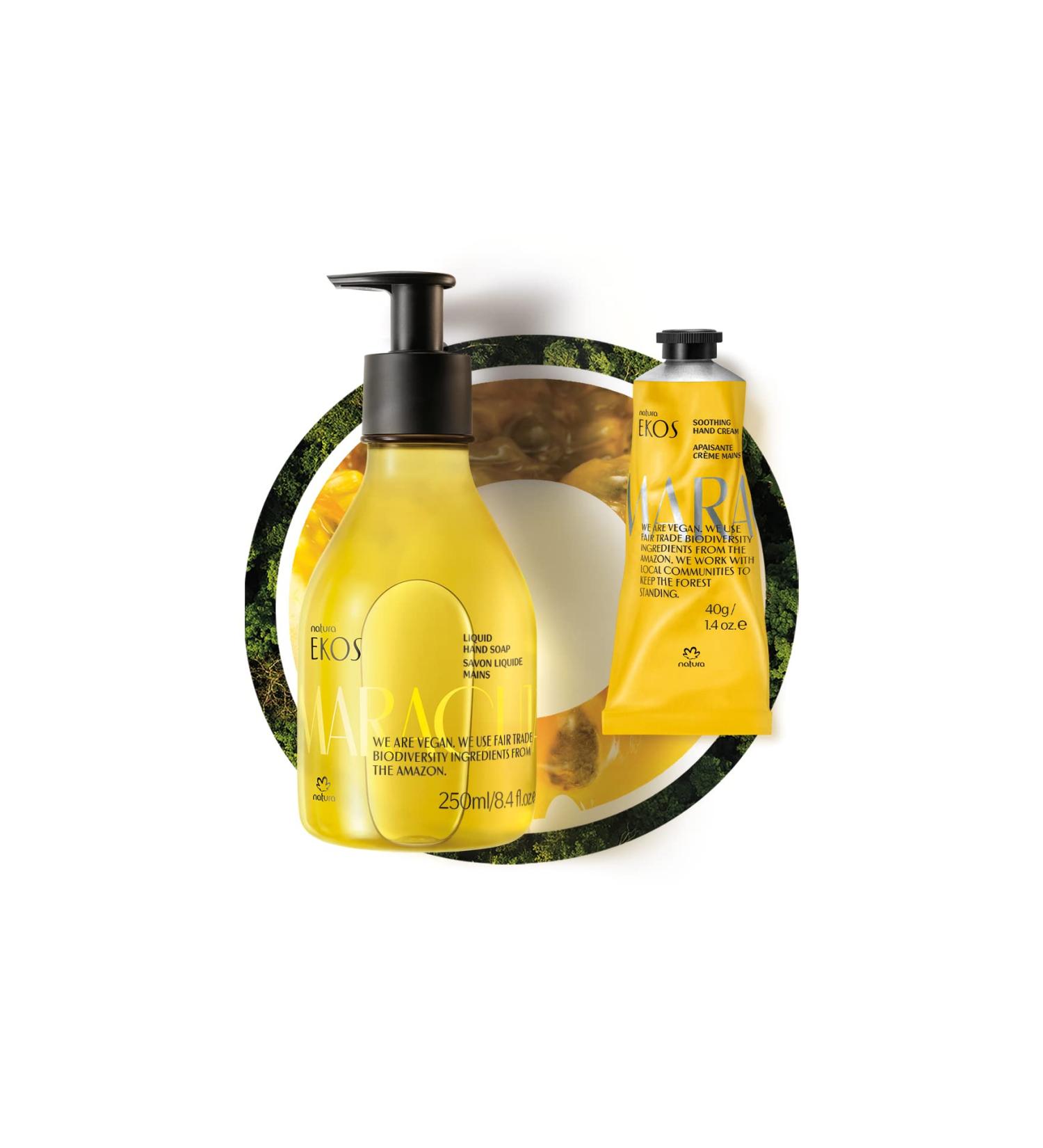 Natura Ekos Maracuj Soothing Hand Wash Set | Luxurious Hydration for Healthy Skin - Shop Internationally - Buy Online on GoSupps.com