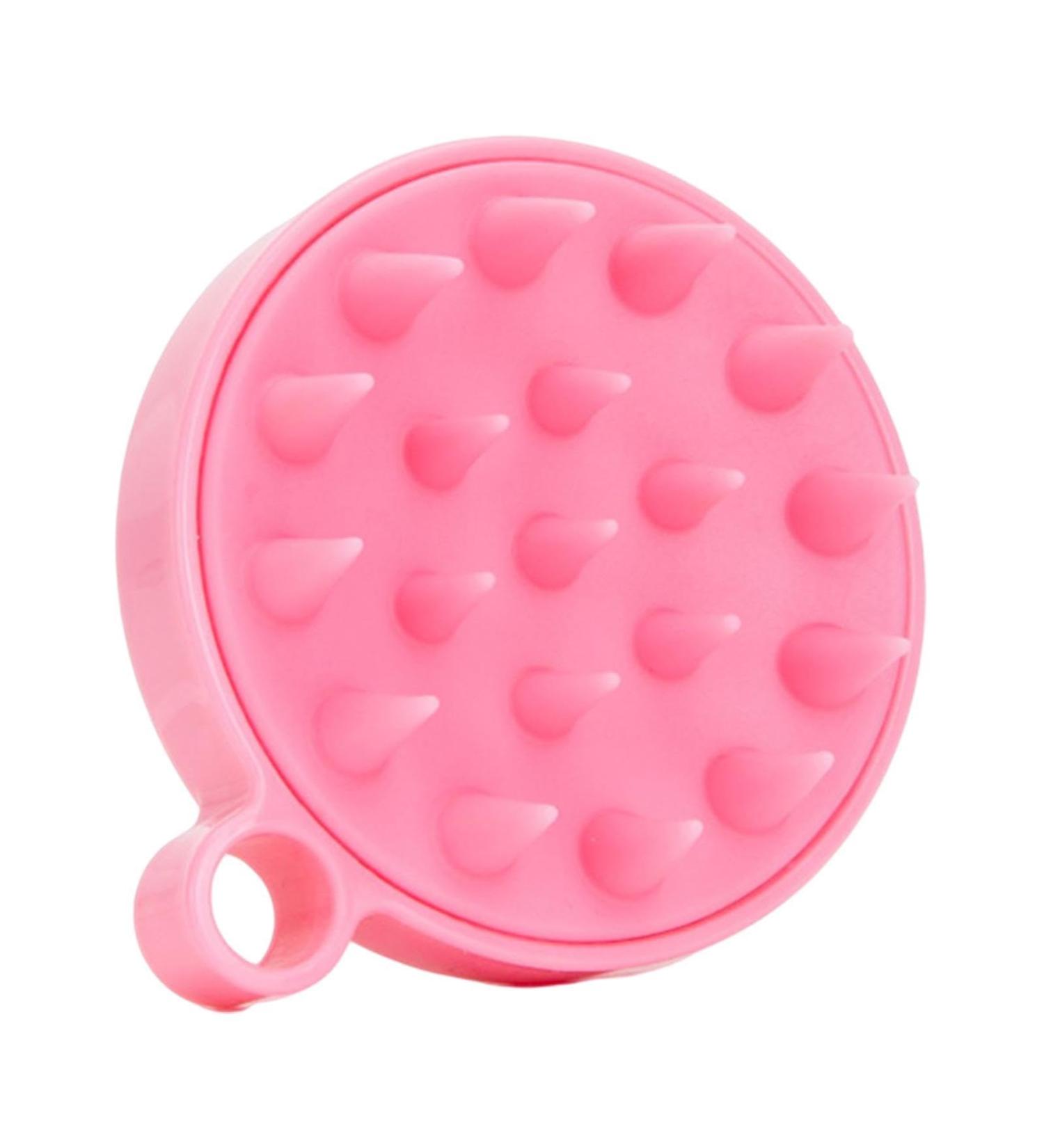 Hair Massage Device for Scalp | Manual Head Massage Brush & Cleaning Tool | Pink-Glossy ARC - Revitalize Your Scalp & Hair Care - Buy Online on GoSupps.com