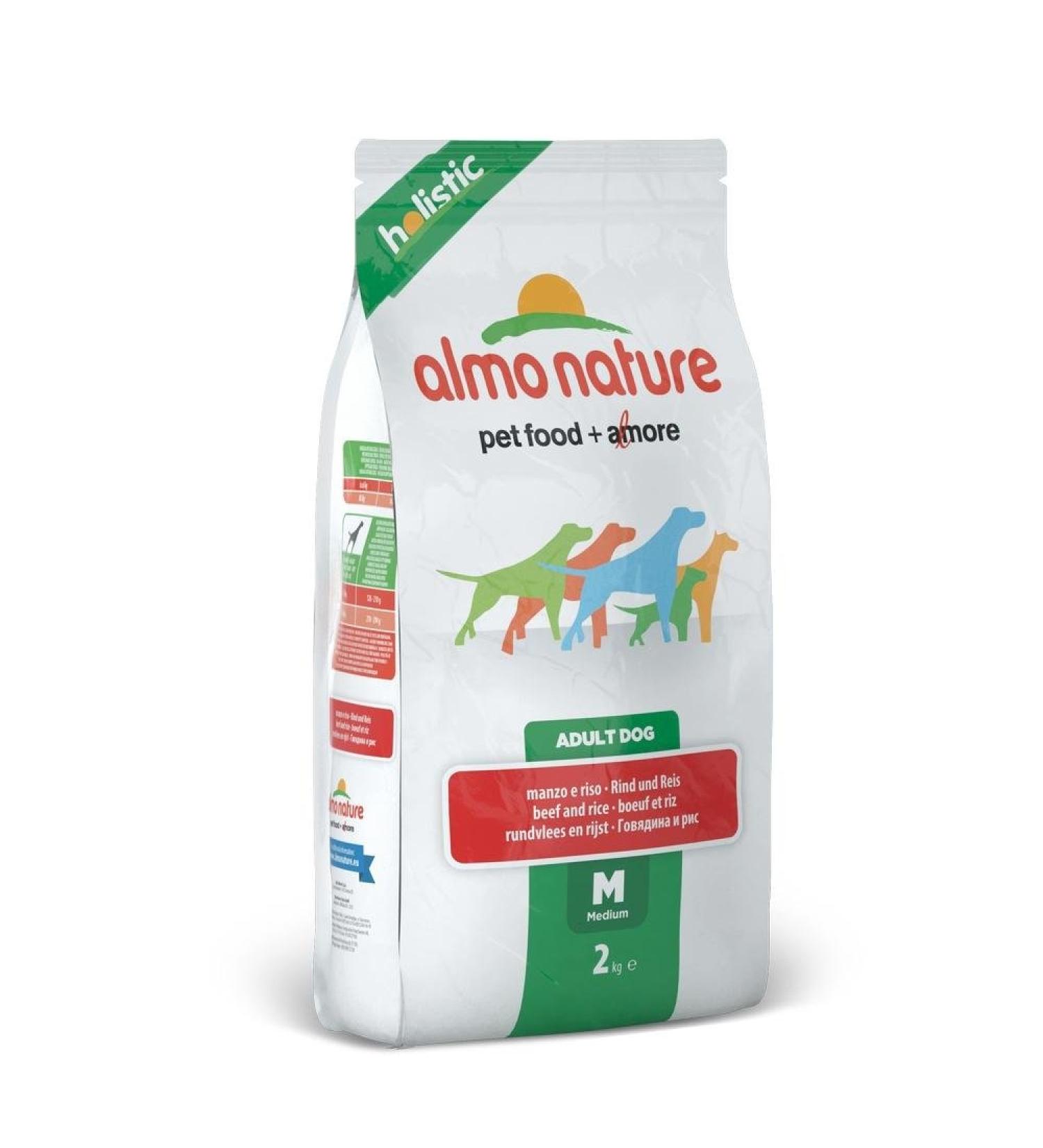 Almo Nature Holistic Beef and Rice, 2 kg, M/L