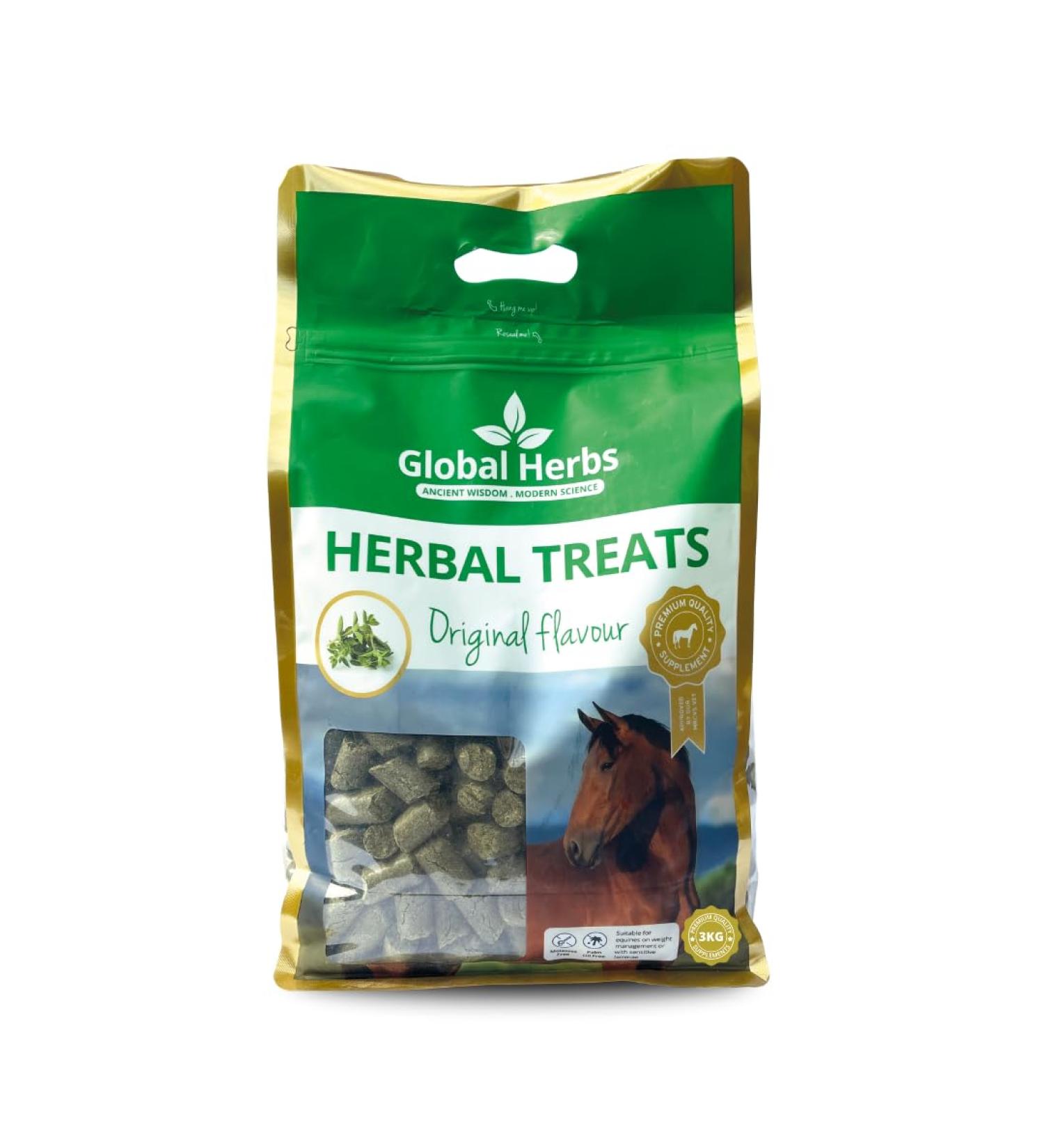 Global Herbs Herbal Treats for horses Original Flavour 3kg