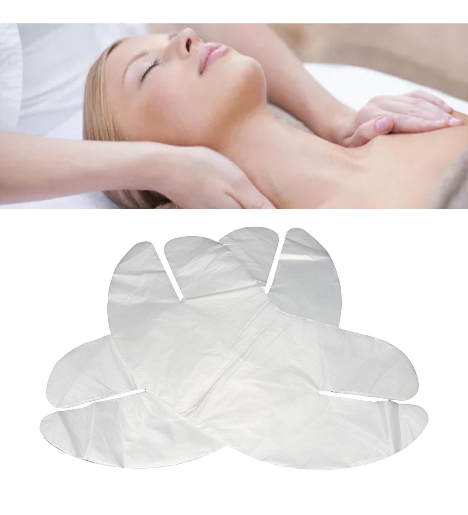 Beauty Plastic Neck Mask 200 Pieces Plastic Neck Mask Disposable Neck Mask Transparent Beauty DIY Moisturizing Sealing Film - Buy Online on GoSupps.com