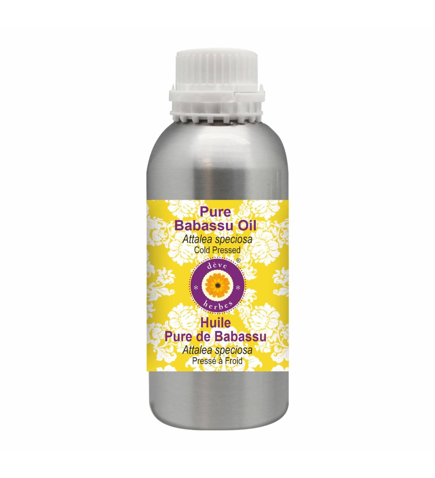 d ve herbes Pure Babassu Oil (Attalea speciosa) Cold Pressed 1250ml (42 oz) 42 Fl Oz (Pack of 1) - Buy Online on GoSupps.com