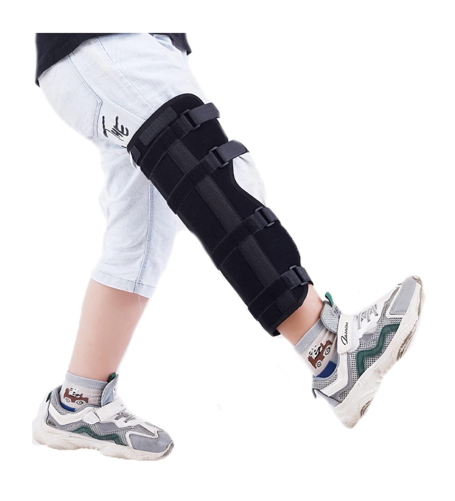 PURFUN Kids Knee Immobilizer - Adjustable Knee Brace for 2-4 Years Sprain & Injury Recovery Night Sleep Support - Buy Online on GoSupps.com