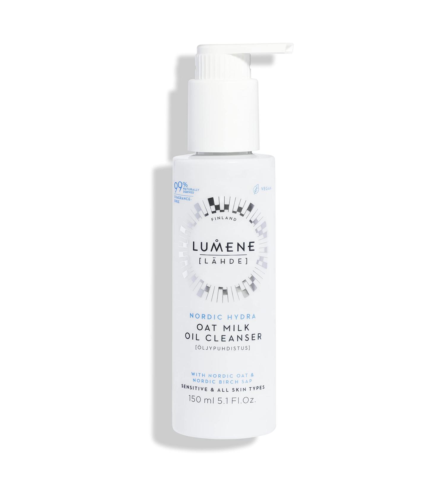 Buy Lumene Nordic Hydra Oat Milk Oil Cleanser - Fragrance Free Makeup Remover & Gentle Face Wash | Luxurious Hydrating Cleansing Oil (5.1oz) - International Shipping Available - Buy Online on GoSupps.com