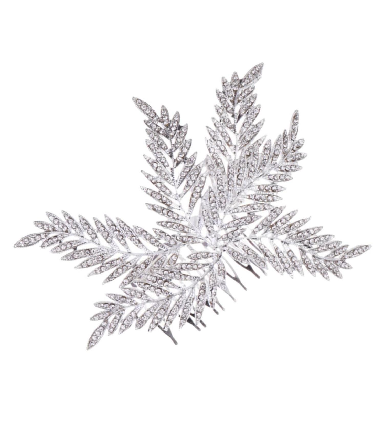 WOFASHPURET Bridal Comb Bride Hair Comb Clip Bride Hairpiece Bridal Headpieces for Wedding Women Hair Accessories Wedding Party Headpiece Floral Decor Combs Temperament Women's Decorate Alloy - Buy Online on GoSupps.com