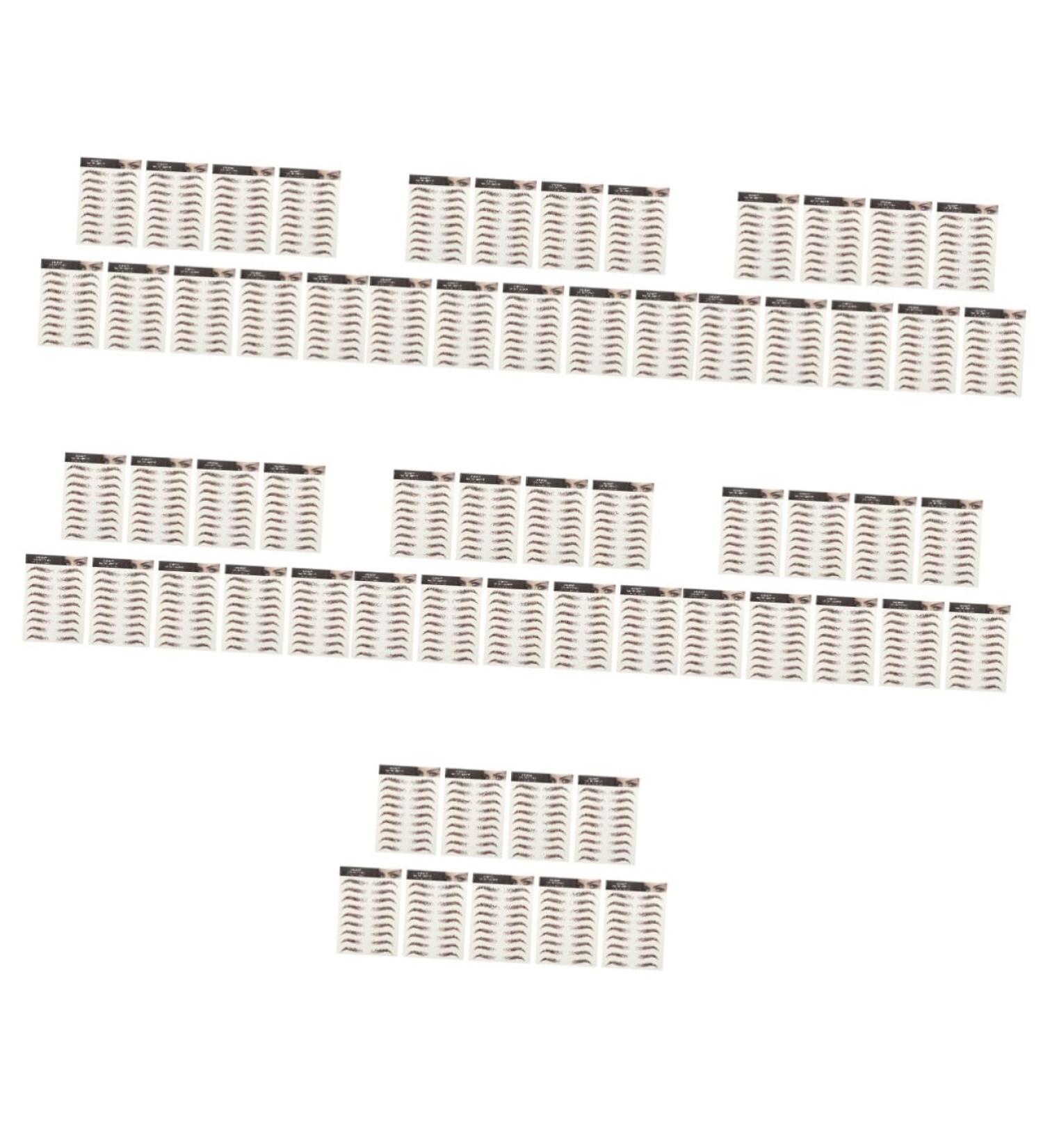 FOMIYES 63 Sheets Waterproof Eyebrow Stickers 3d Stickers False Eyebrows 6d Hair-like Eyebrows Stickers Miss - Buy Online on GoSupps.com