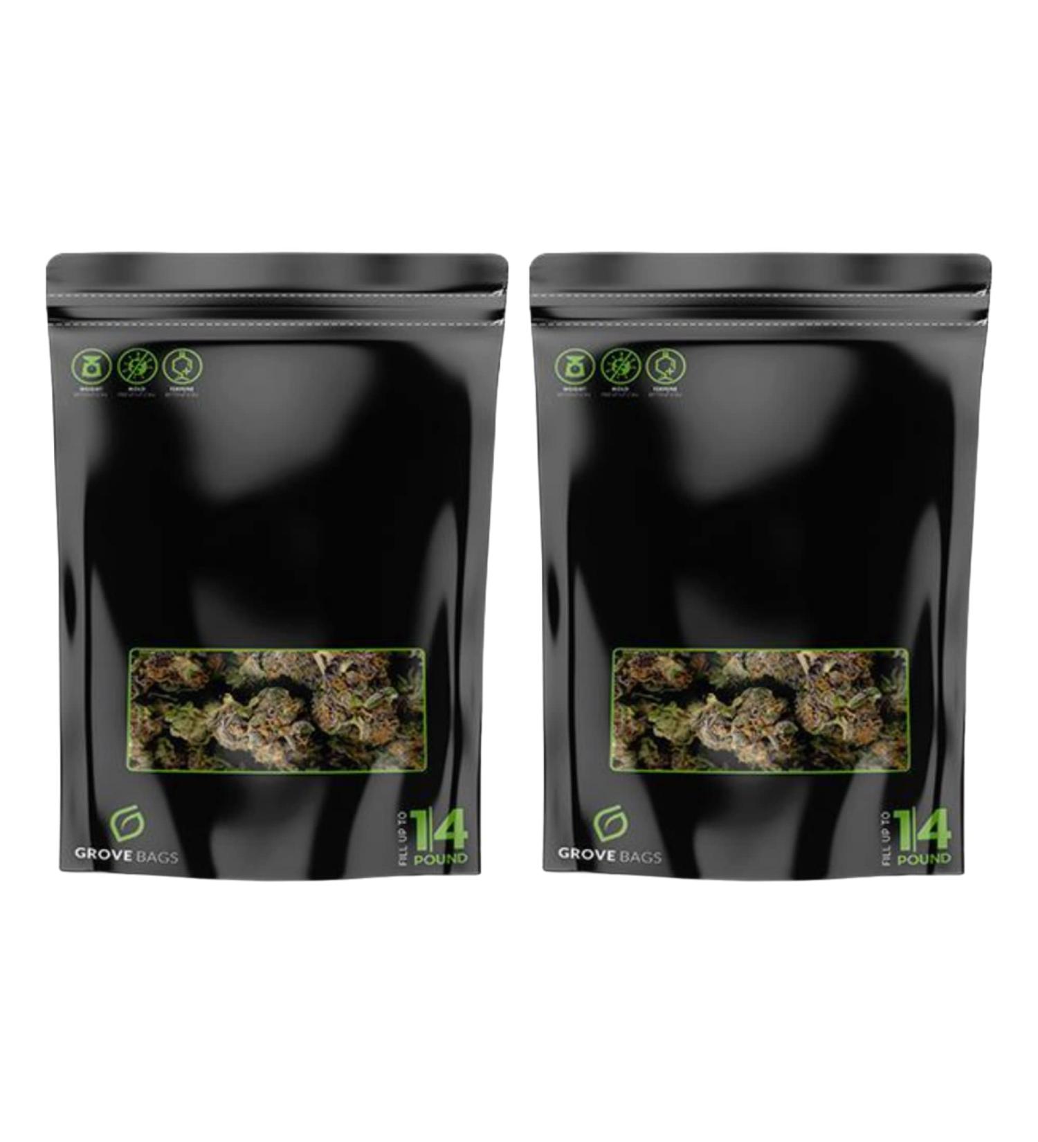 Grove Bags - TerpLoc Curing & Storage Bags (4 Ounce (1/4lb) - 2 pack)