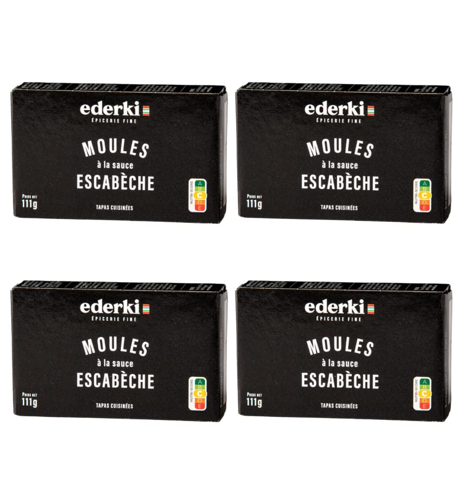 Mussels in Escabeche Sauce 111g x 4 - Buy Online on GoSupps.com