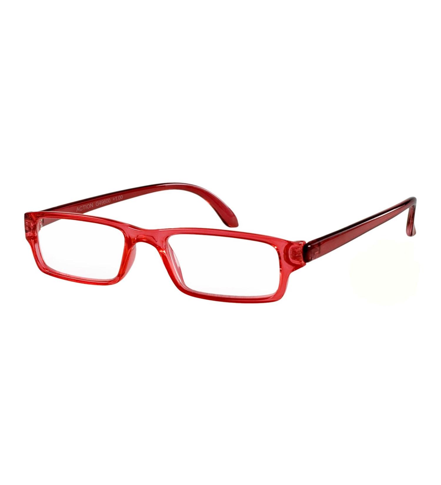 I NEED YOU reading glasses Action SPH: 2.50 Color: red-crystal 1 piece
