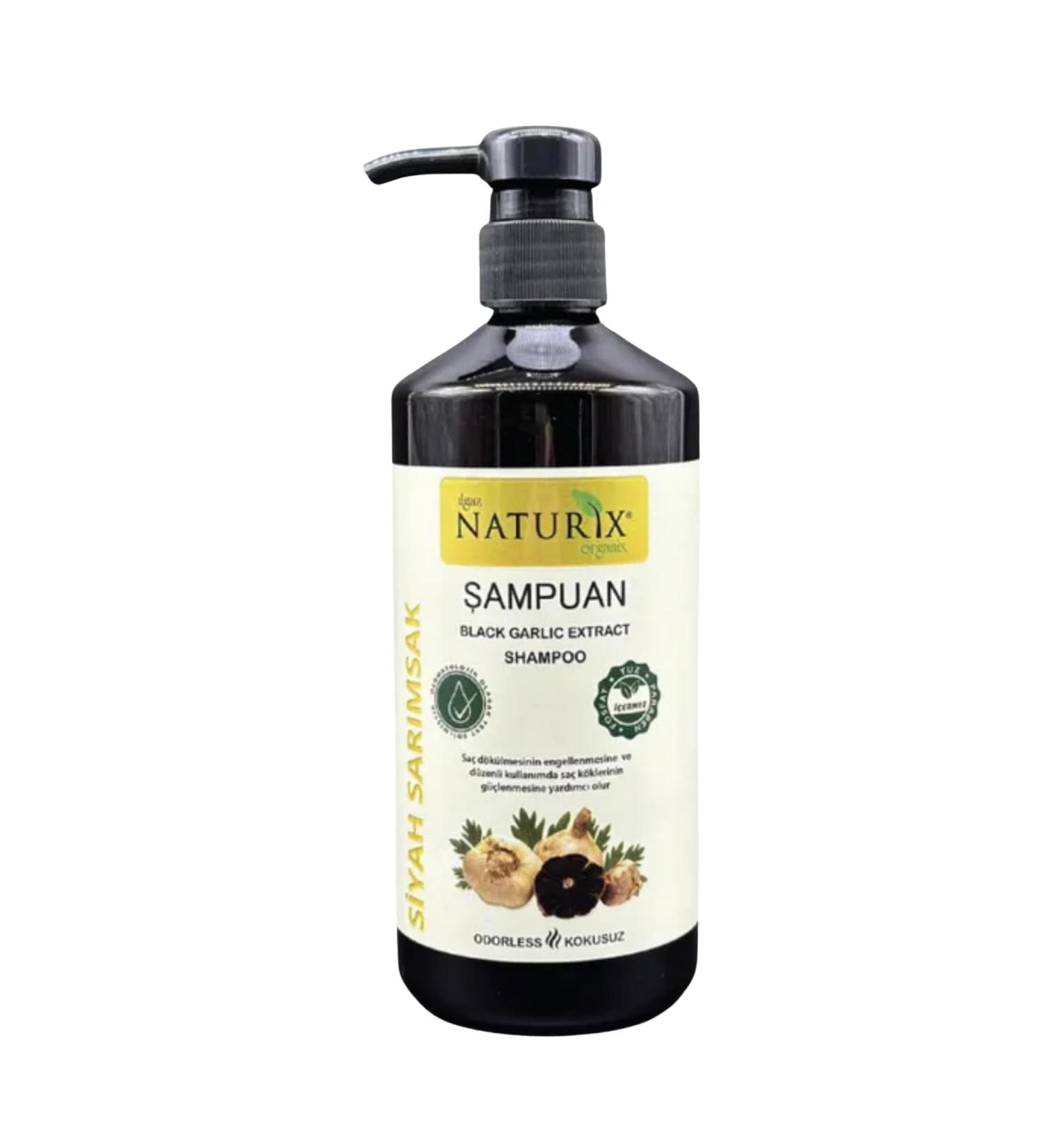 Nourishing Organic Hair Shampoo | Prevents Hair Loss & Promotes Growth | Black Garlic Hair Care - Buy Online on GoSupps.com
