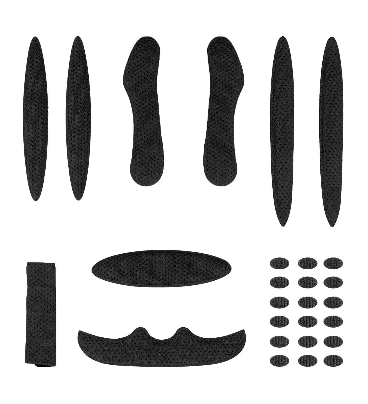 27-Piece Black Helmet Padding for Bicycle & Motorcycle Helmets - Comfortable & Durable International Shipping - Buy Online on GoSupps.com