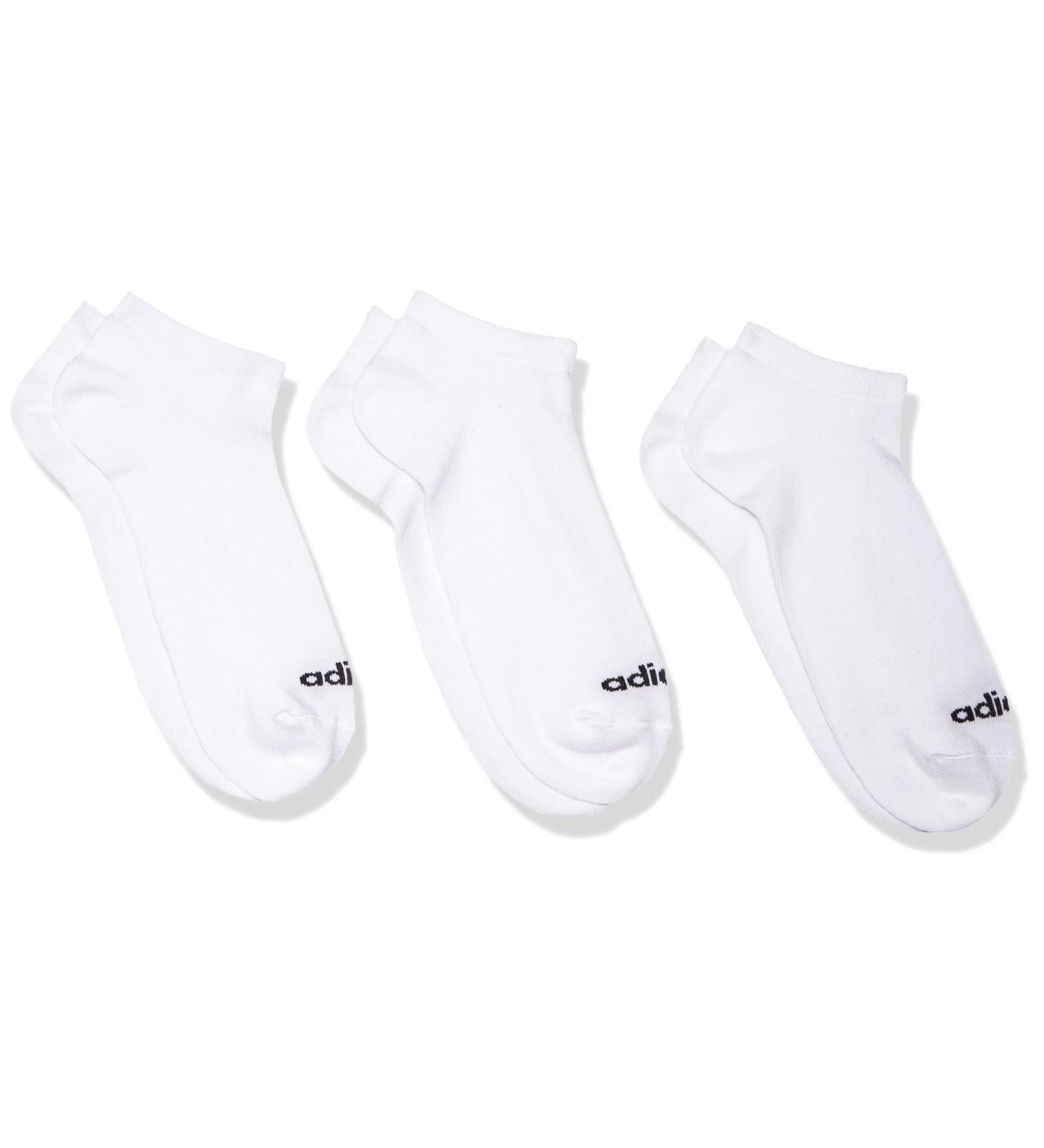 Buy adidas Unisex Kids Thin Linear Low-Cut Socks - 3 Pairs (Size 27-30) | White/Black - International Shipping Available - Buy Online on GoSupps.com