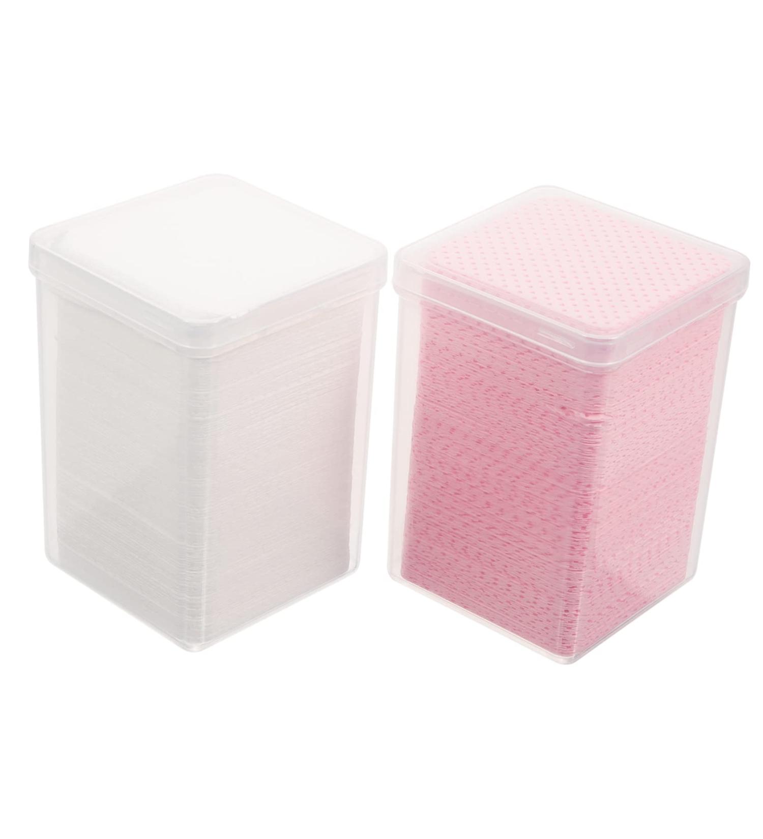 Angoily 2 Boxes Eyelash Wipes Nail Polish Remover Pads Nail Polish Remover Wipes Nails Gel Nail Gel Polish Lint Nail Wipes for Gel Nails Plastic Manicure Nail Remover Towel - Buy Online on GoSupps.com