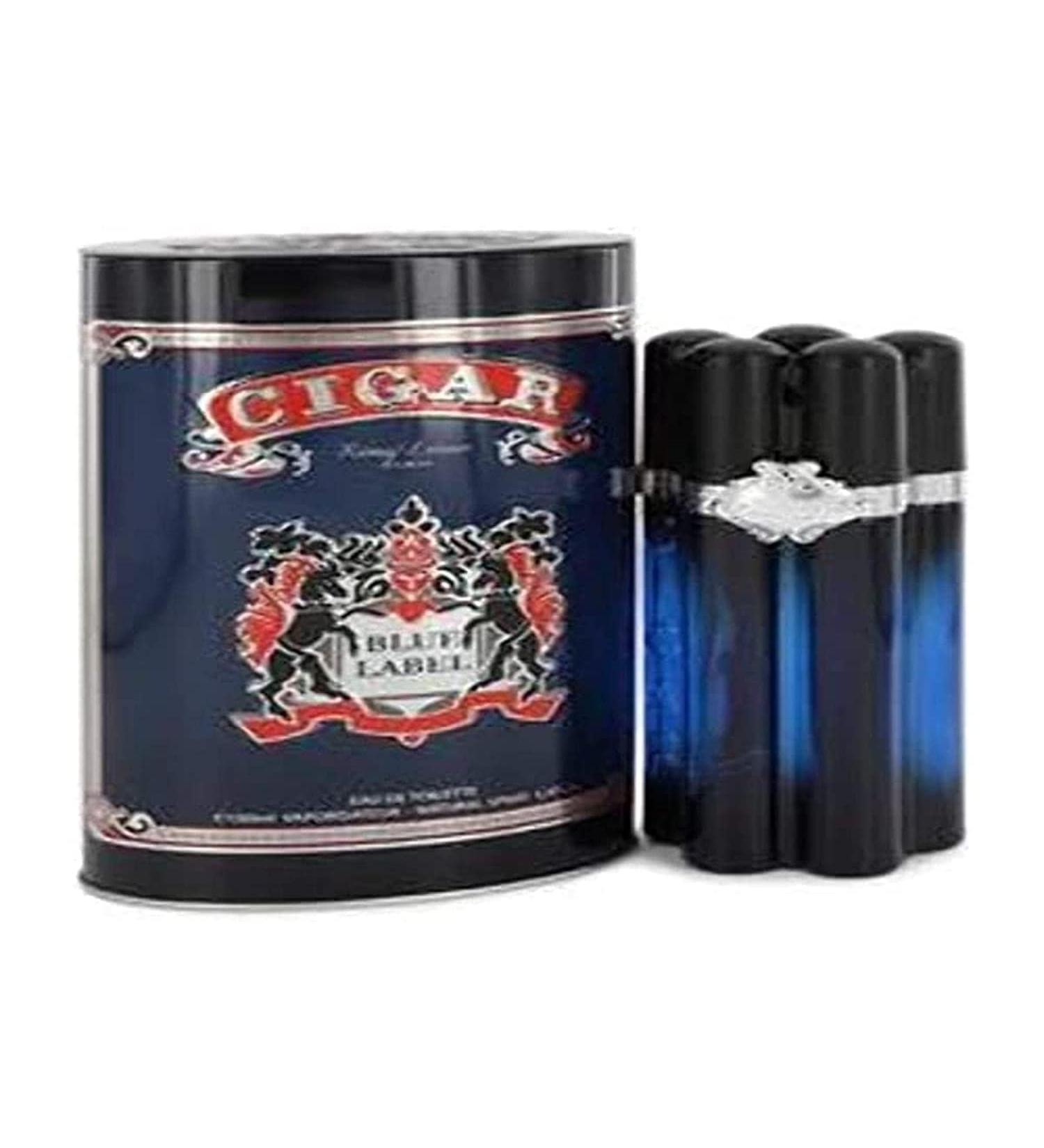 Cigar Blue Label Men 3.3 oz EDT Spray 3.3 Ounce (Pack of 1) - Buy Online on GoSupps.com