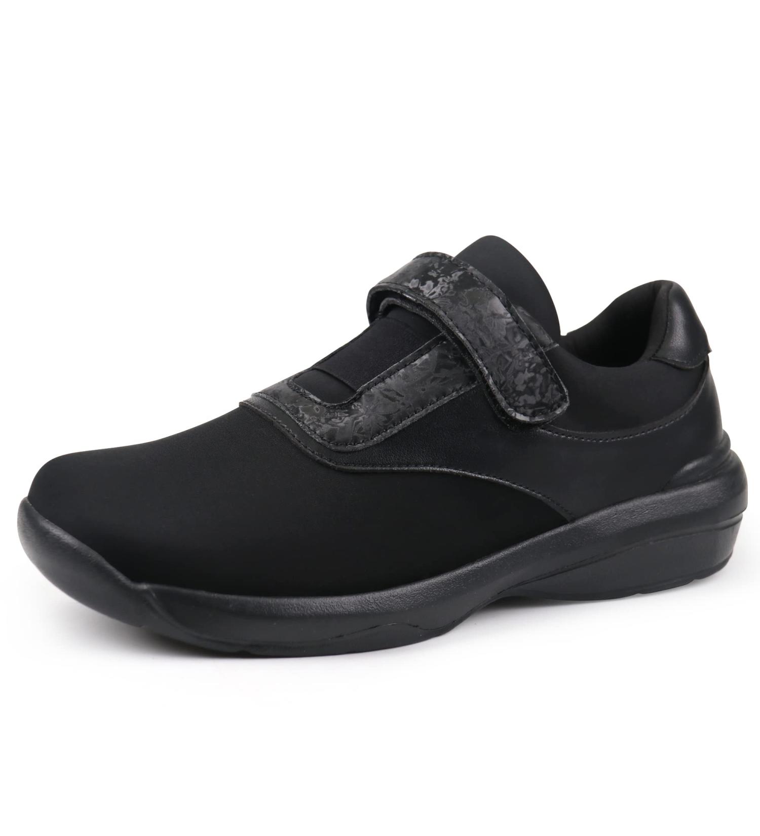 Ortho+rest Women's Diabetic Foot Pain-Free Work Shoes - Size 8, Black - Buy Online on GoSupps.com