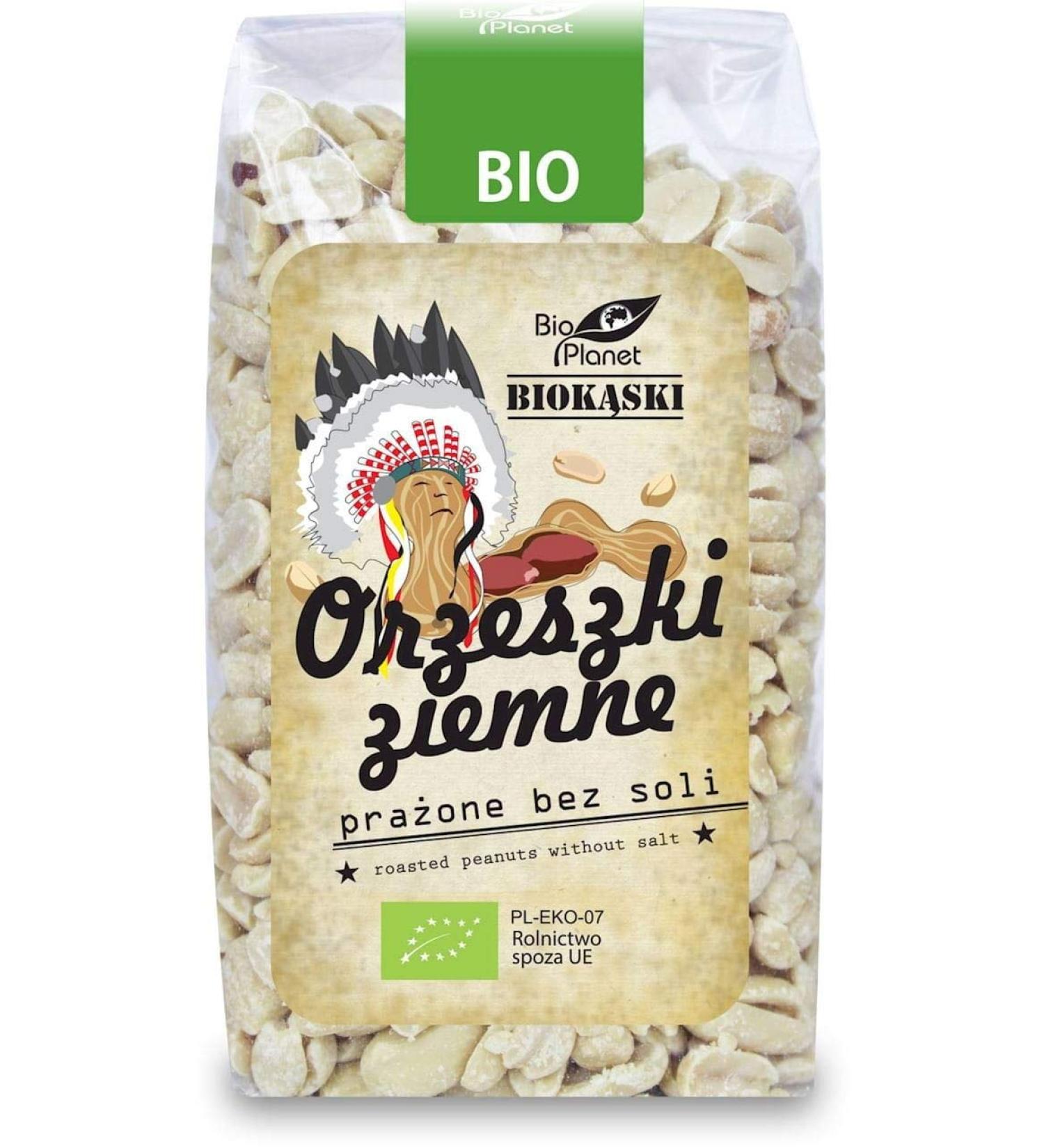 Roasted peanuts (without salt) BIO 350 g - BIO PLANET