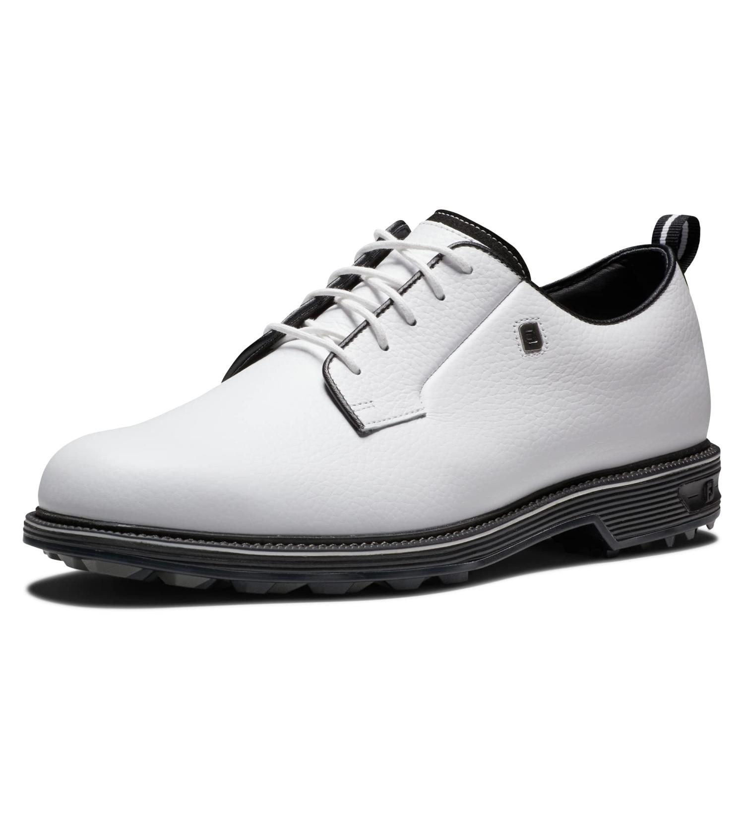 Footjoy Men's Premiere Series Field Golf Shoe - 42.5 EU - White & Black - Premium Performance & Comfort for Golf Enthusiasts - Buy Online on GoSupps.com