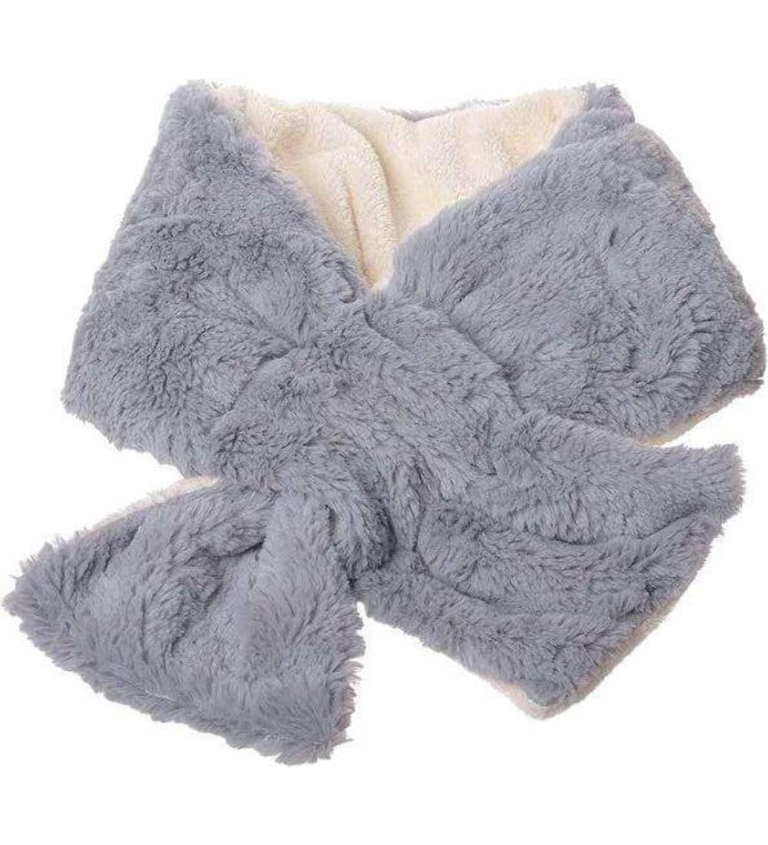Marvida Care Unisex Adult Warm Scarf coselle Warm Scarf Grey L EU