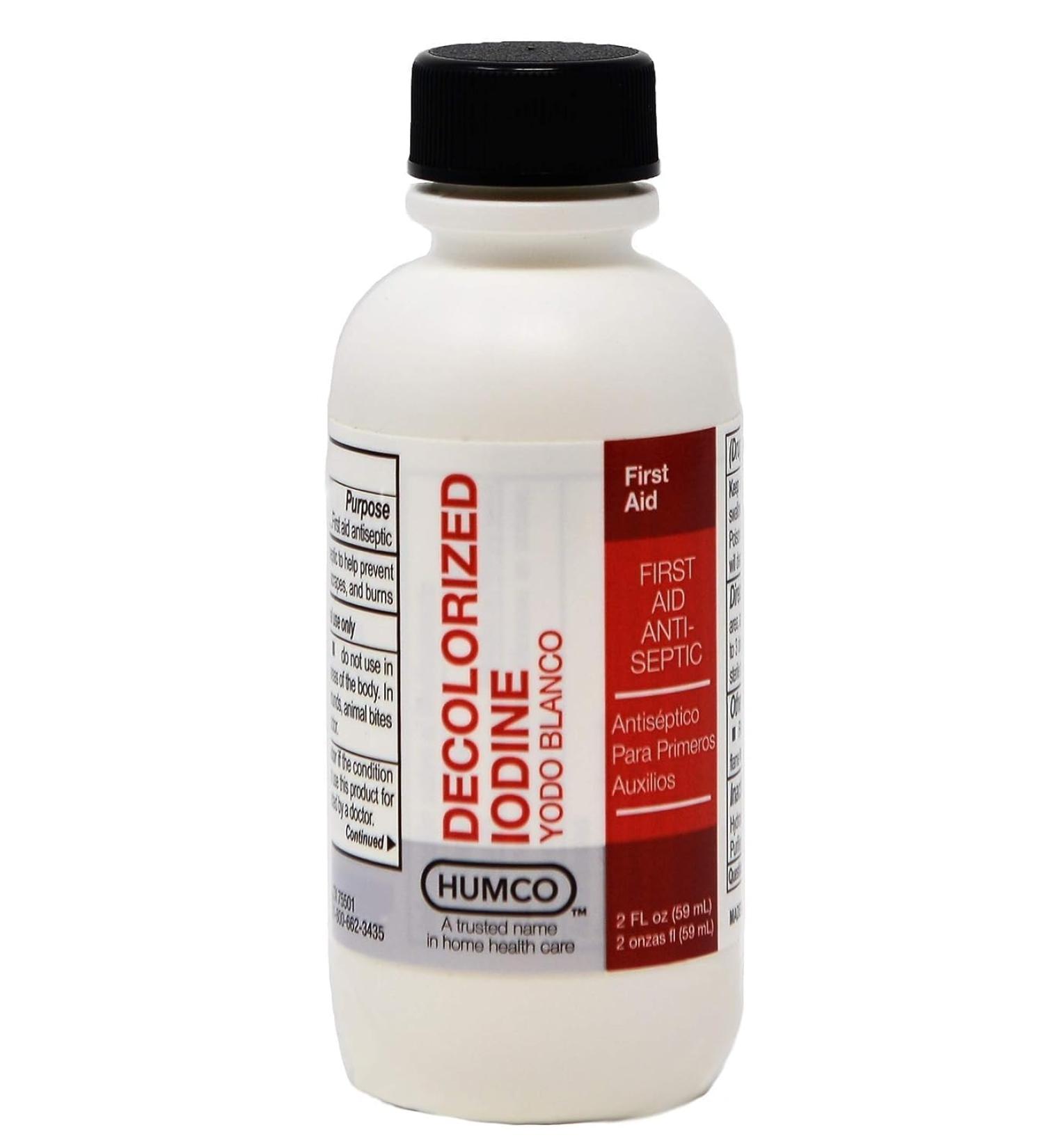 Iodides Tincture (Decolorized Iodine) 2 oz (Pack of 2)