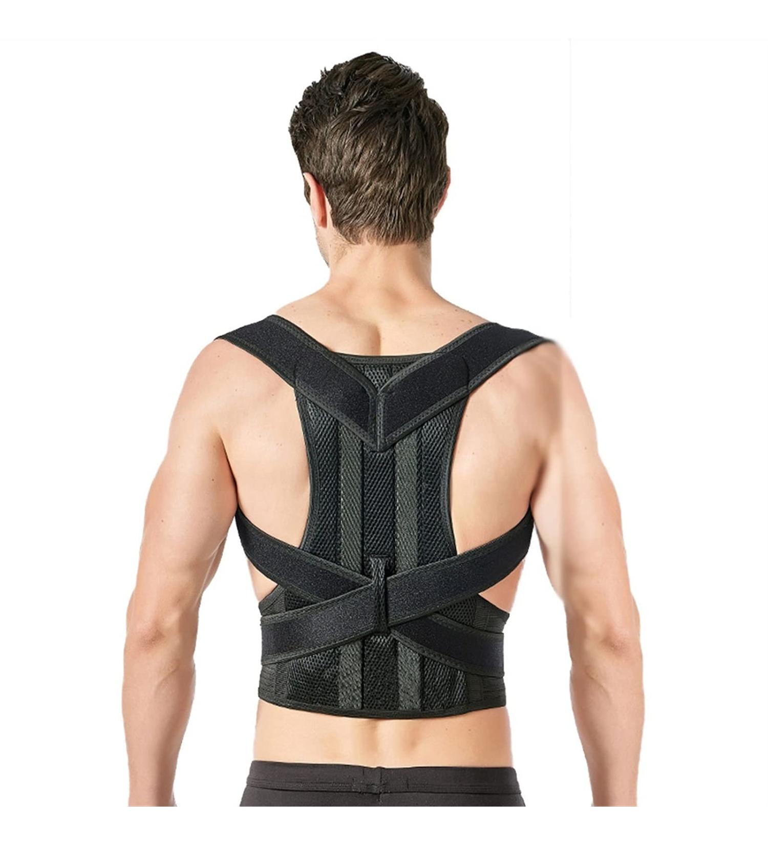 Posture Corrector Men Women Back Brace for Upper and Lower Full Back Support Straightener Waist Belts Support Provides Neck Back Shoulder Pain Relief (Size : X-Small) (Large) (Medium) - Buy Online on GoSupps.com