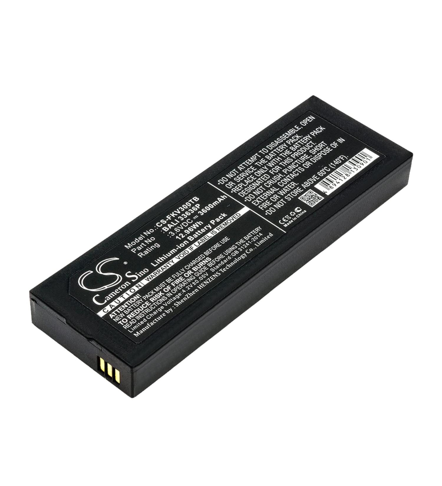 YEKIM 3600mAh Battery for FanVision K-IVT-300-GD-B | High-Quality DVB-T Battery PN Bali 33636P K-ABC-30P-KT-B - Fast International Shipping - Buy Online on GoSupps.com