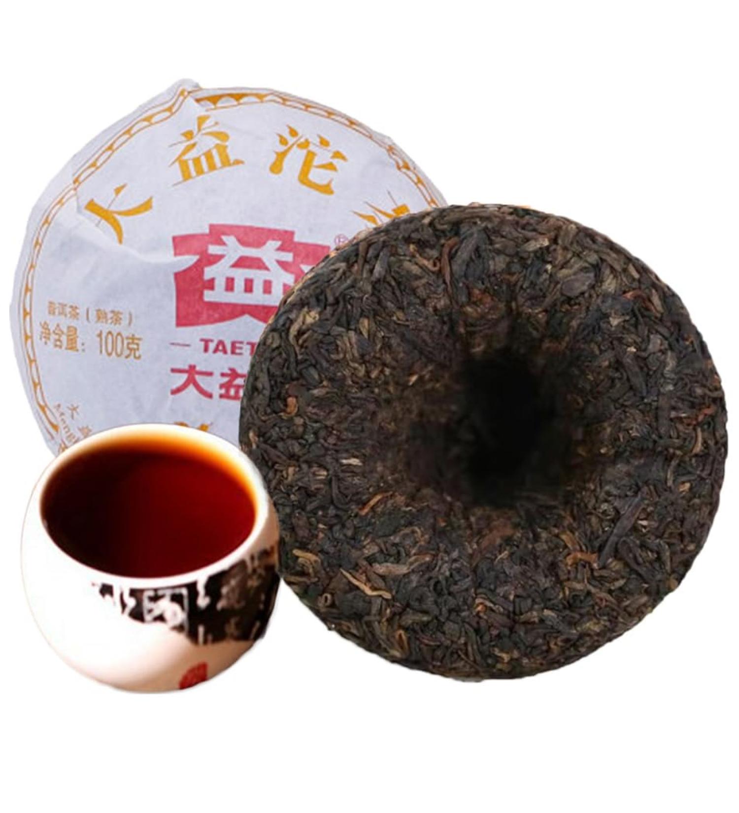 Th Puer Premium Th Vieux Menghai Arbre Bio Pu erh Chinois Yunnan 100g (1pc) - Buy Online on GoSupps.com