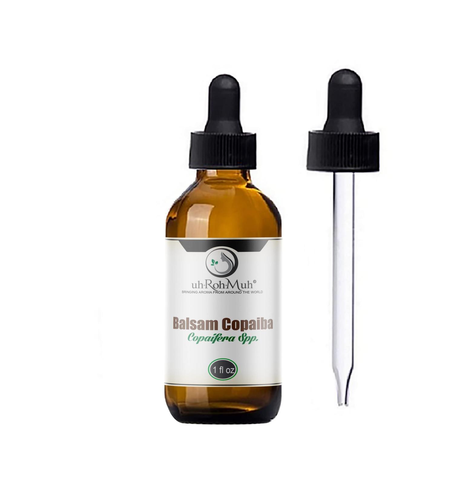 Balsam Copaiba Essential Oil - Pure and Unadulterated Wild harvested from Brazil (1 oz w/Pipette) Copaiba 1 Fl Oz (Pack of 1)