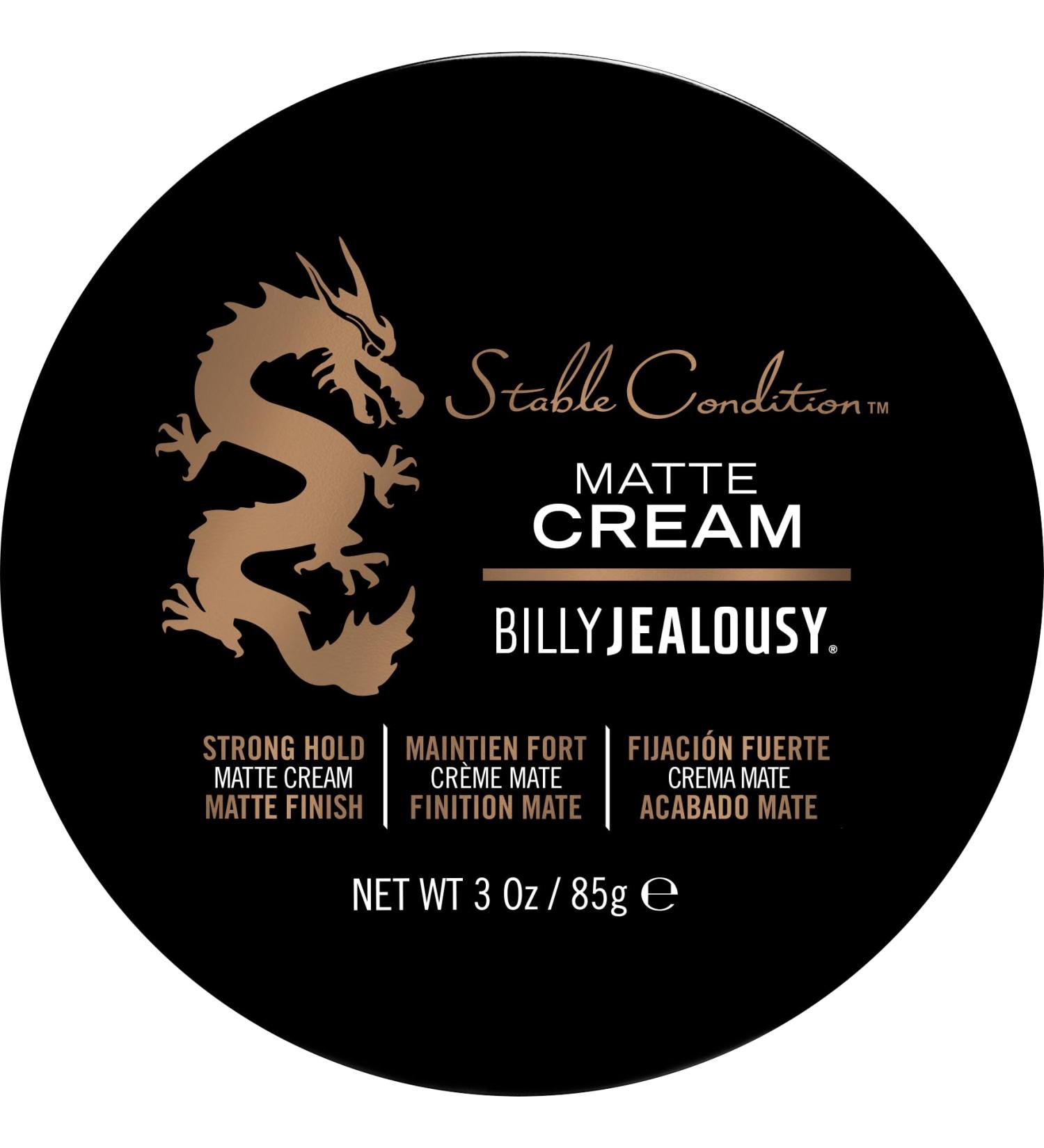 Billy Jealousy Stable Condition Matte Cream for Men - Lightweight Reworkable Hair Styling Natural Hold Water-Based Vanilla & White Musk Scent 3 Oz | International Shipping - Buy Online on GoSupps.com