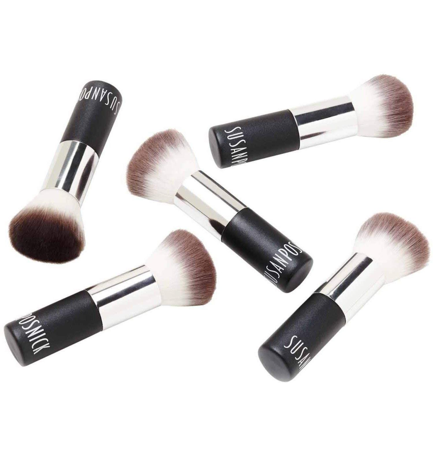 COSMETICS BLENDER BRUSH Vegan Natural Makeup Brushes For Use With COLORFLO Loose Mineral Makeup / Best Clean Makeup