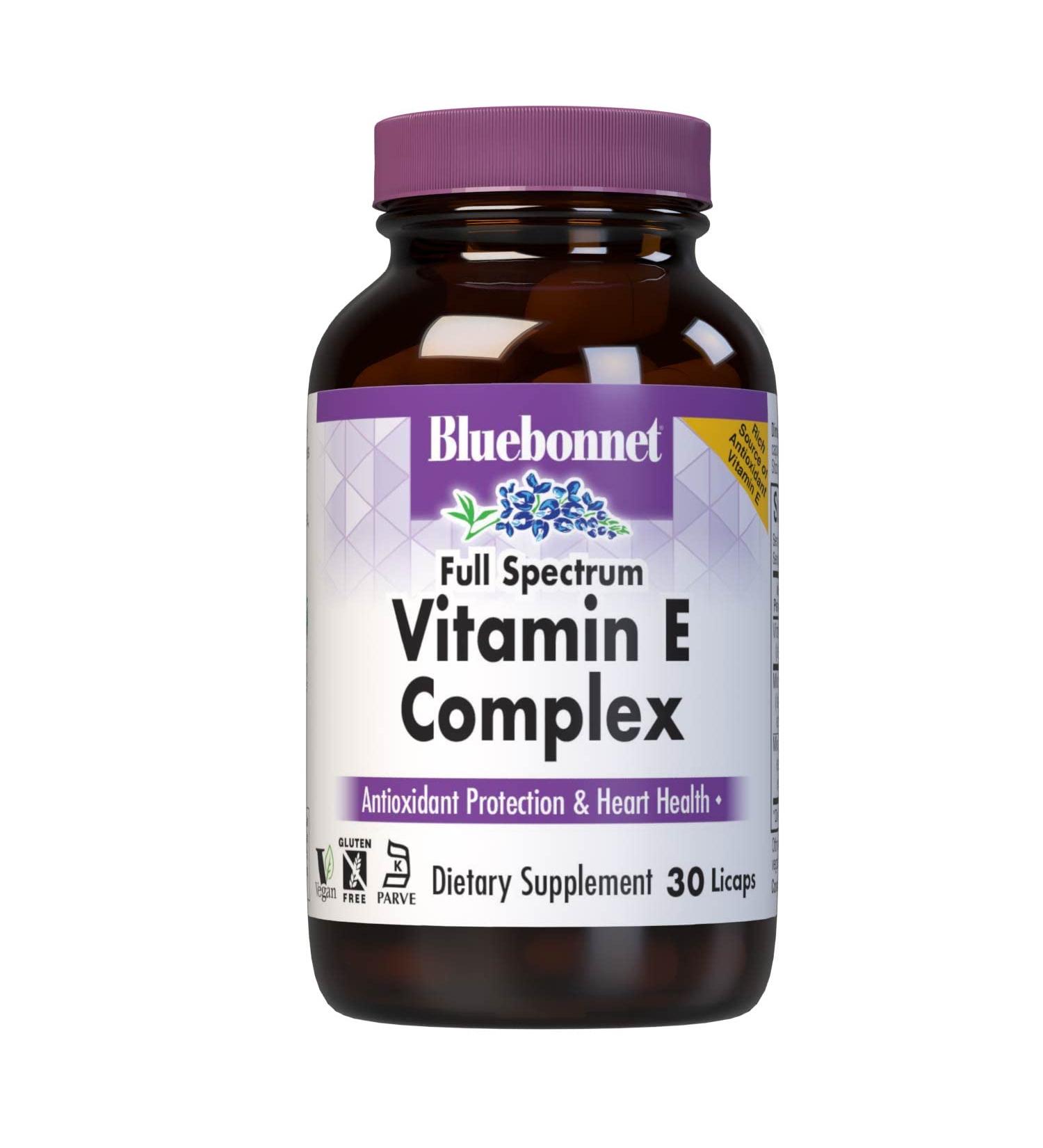 BlueBonnet Full Spectrum Vitamin E Complex Capsules 30ct (Pack of 1) | 743715006003 - Buy Online on GoSupps.com