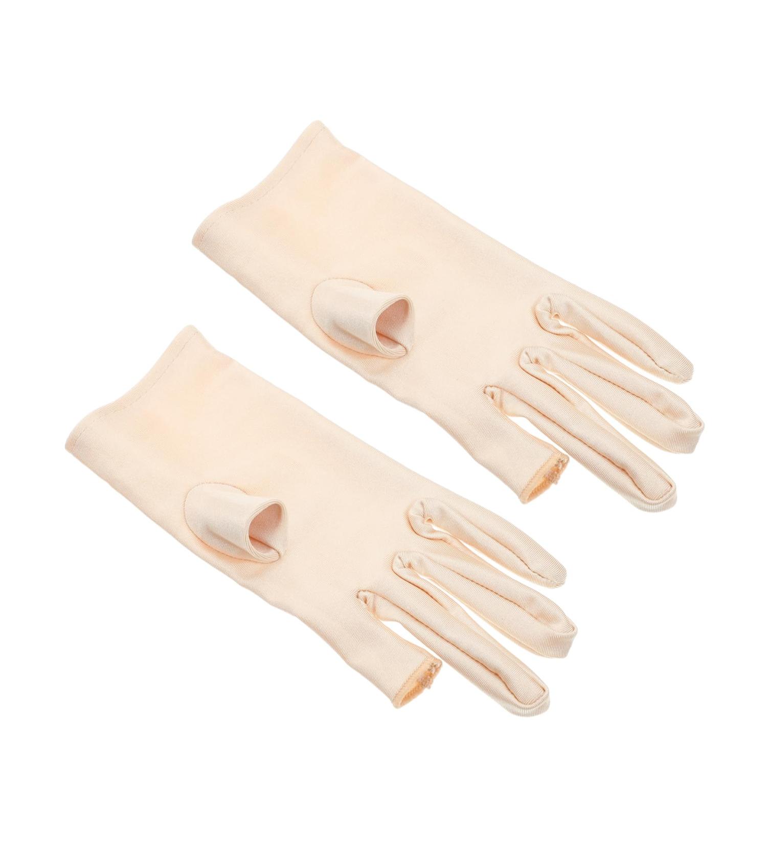 WOFASHPURET 1 Pair Ladies sun protection gloves salon gloves Half Finger Gloves Skin Gloves Golfing Gloves Anti- Fingerless Gloves riding gloves Manicure Glove Accessories Miss summer cloth 21x7.5x0.8cm - Buy Online on GoSupps.com