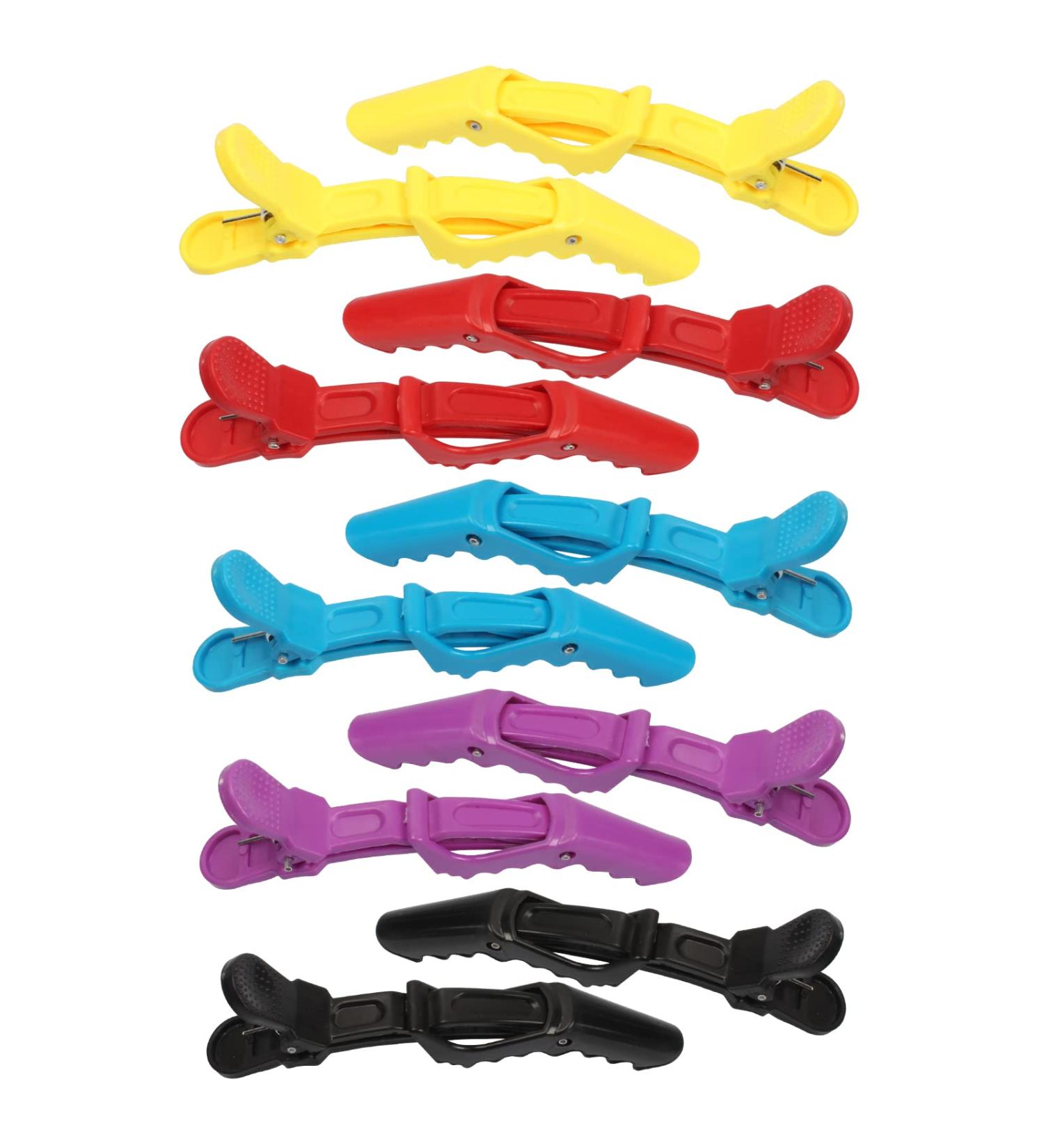 Jawflew Alligator Hair Clips for Women - 10 Pack Non-Slip Styling Clips for Salon Use (Mixed Color) - 10PC - Buy Online on GoSupps.com
