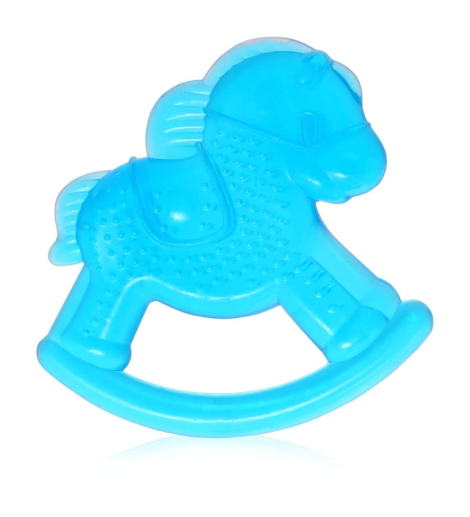 Lorelli Cooling Teething Ring Horse | Water-Filled Dental Aid for Babies 3+ Months | Blue Color | International Shipping - Buy Online on GoSupps.com