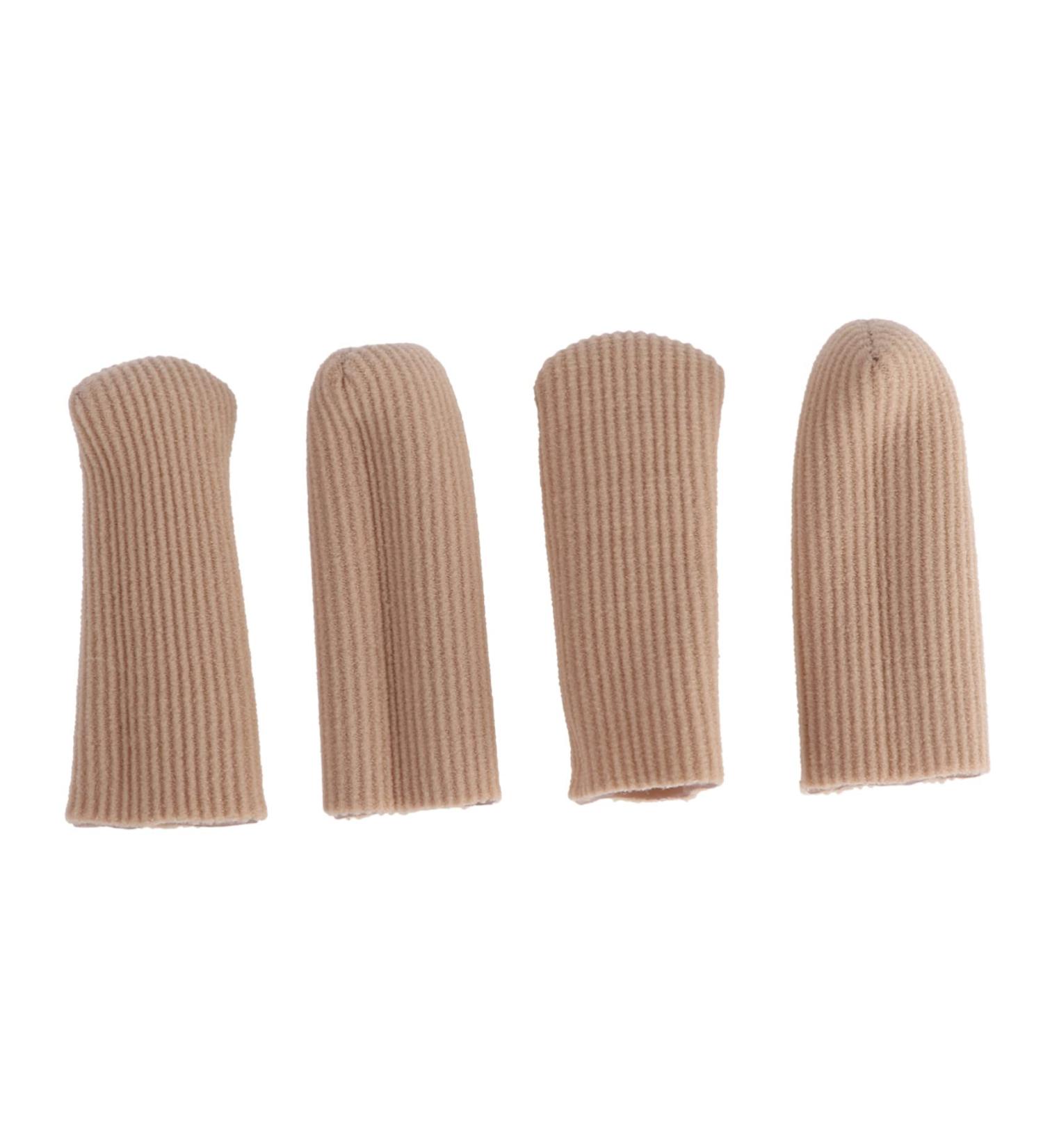 Healeved 2 Pairs Finger Guard Silicone Gel Protector Sleeves for Finger and Toe - Makeup Pearlescent - Buy Online on GoSupps.com