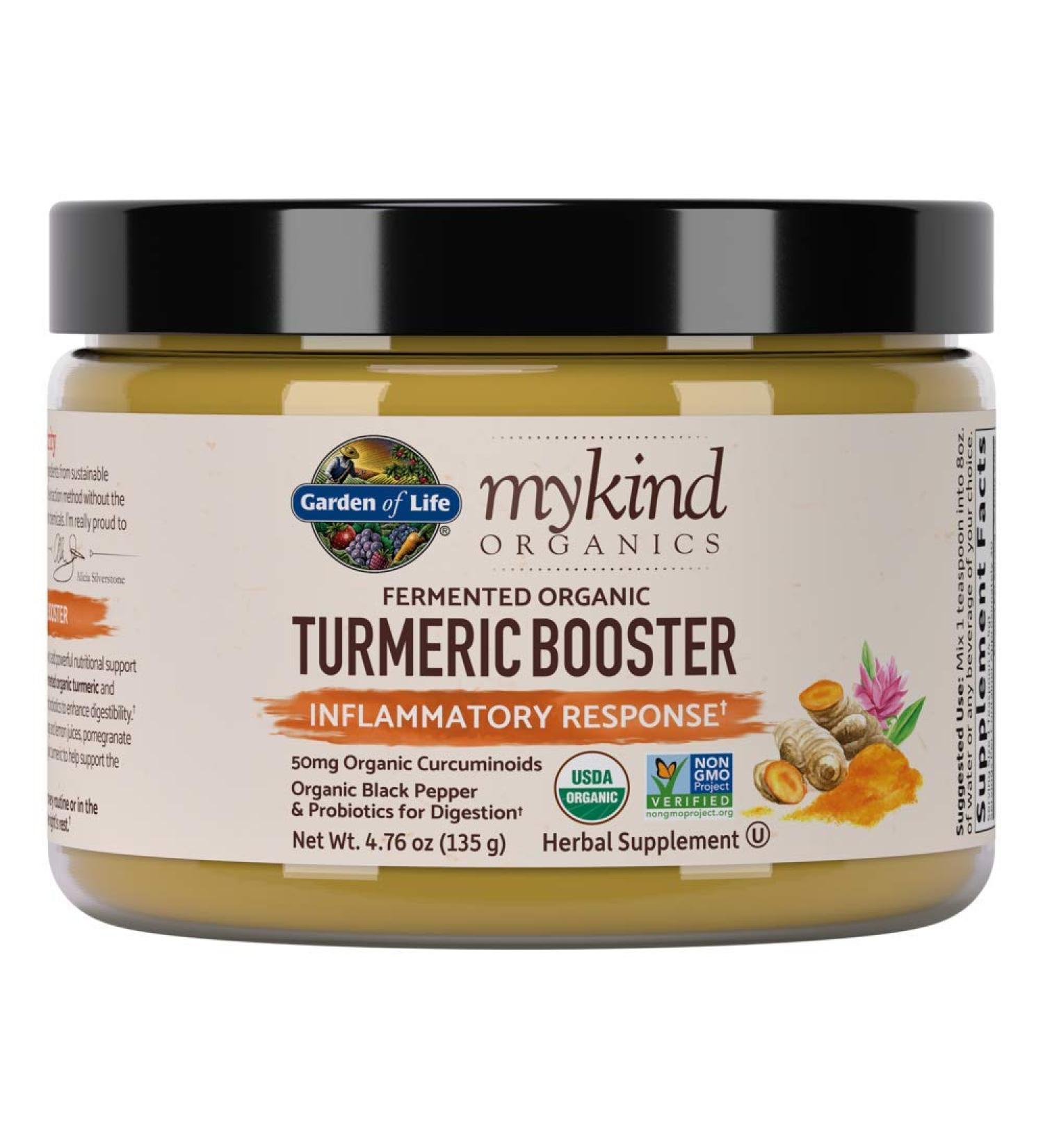Garden of Life MyKind Organics Turmeric Boost - Fermented Organic Inflammation Support 4.76 oz - Buy Online on GoSupps.com