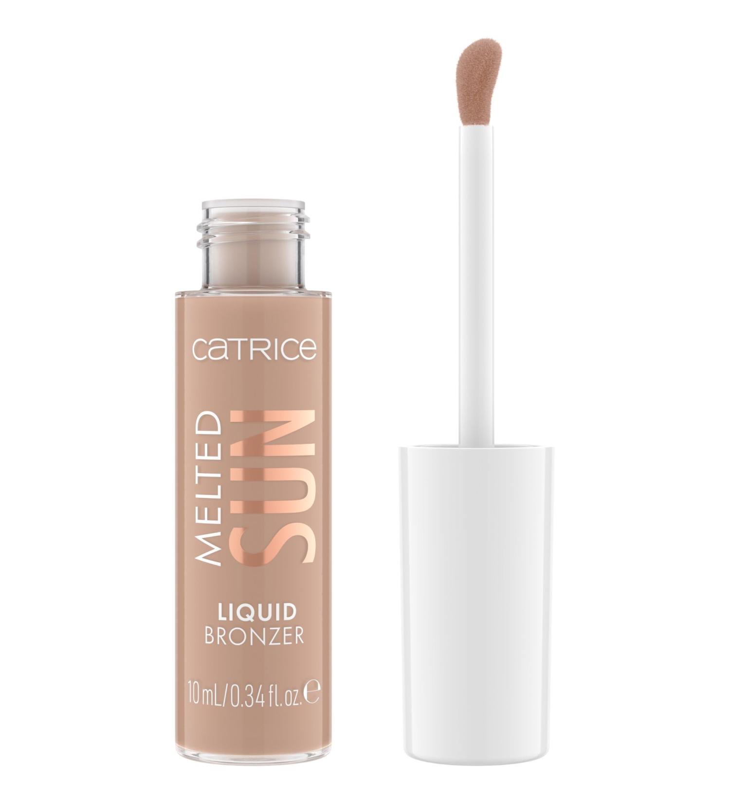 Catrice Cosmetics Melted Sun Liquid Bronzer Bronzeur Longue dur e Mettant en Valeur L'Oeil Hautement Pigment Naturel Mat (10 ml) 10 ml (Lot de 1) Brun - Buy Online on GoSupps.com