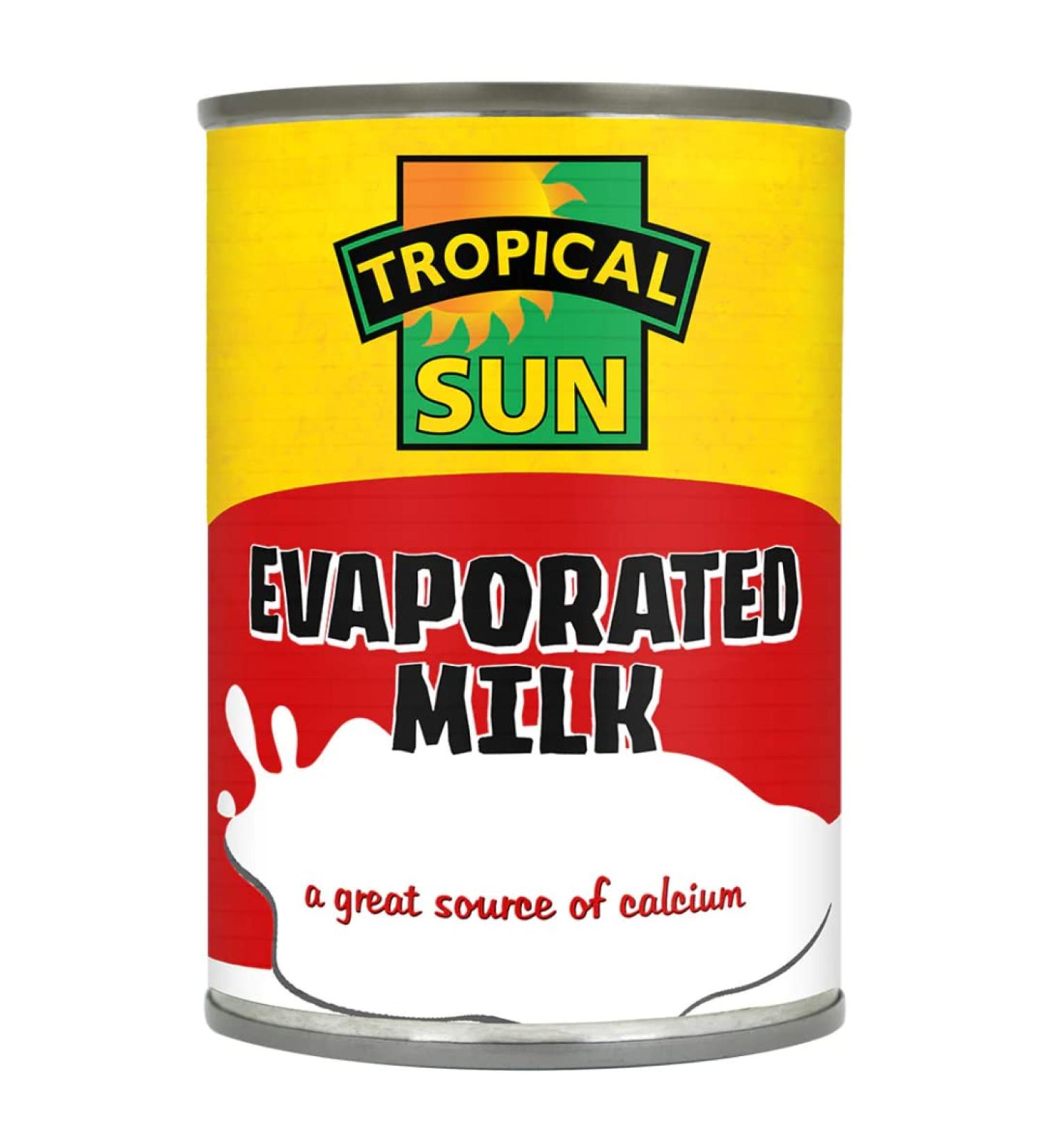 2 x Tropical Sun Evaporated Milk 12 x 410g