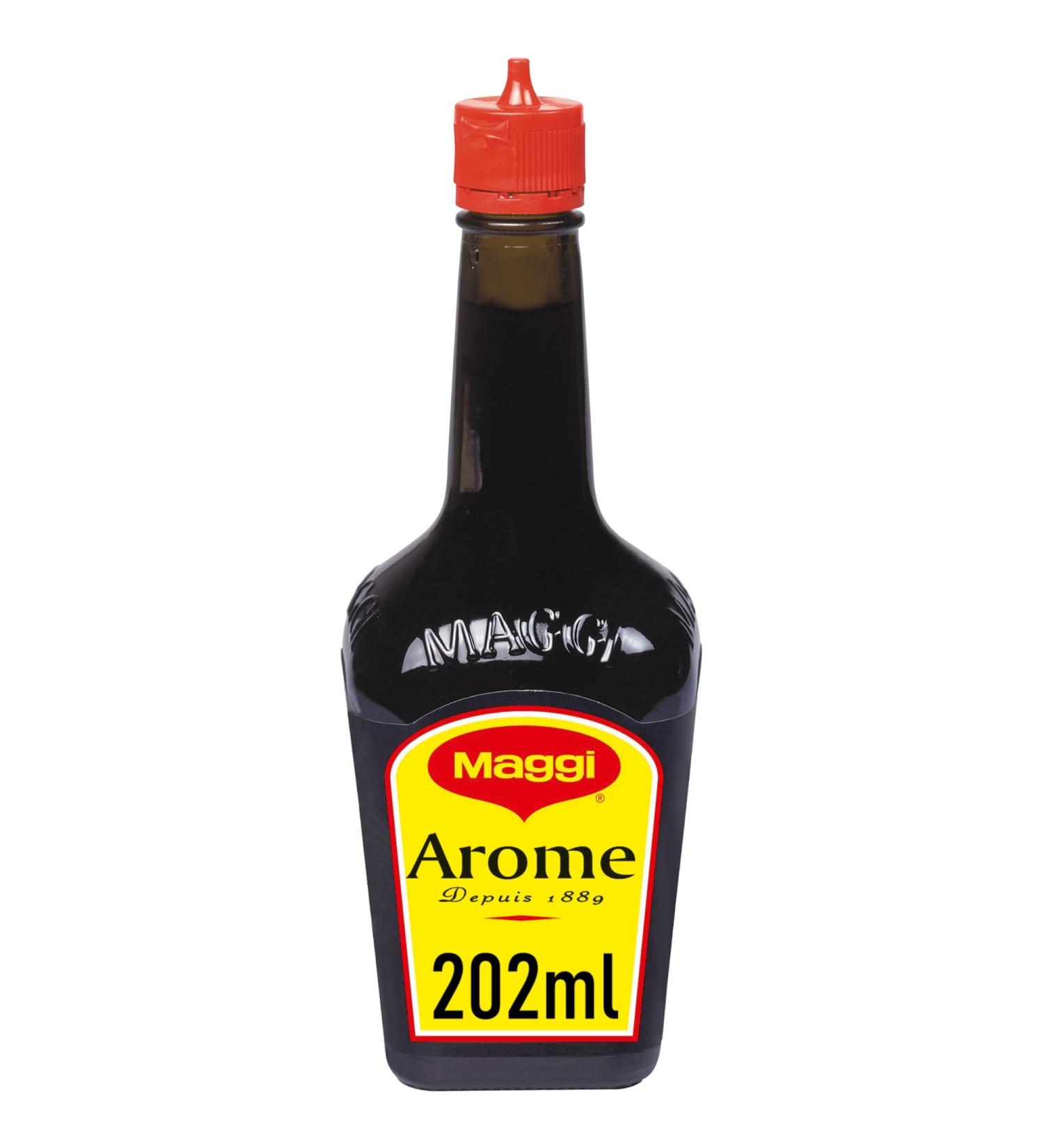 MAGGI Ar me - Sauce MAGGI 202ml - Assaisonnement Liquide - Pour Assaisonner et Relever la Saveur de tous vos Plats Chauds comme Froids - Convient un R gime V g tarien - Bouteille de 250g Sauce Sal e 250 g (Lot de 1) - Buy Online on GoSupps.com