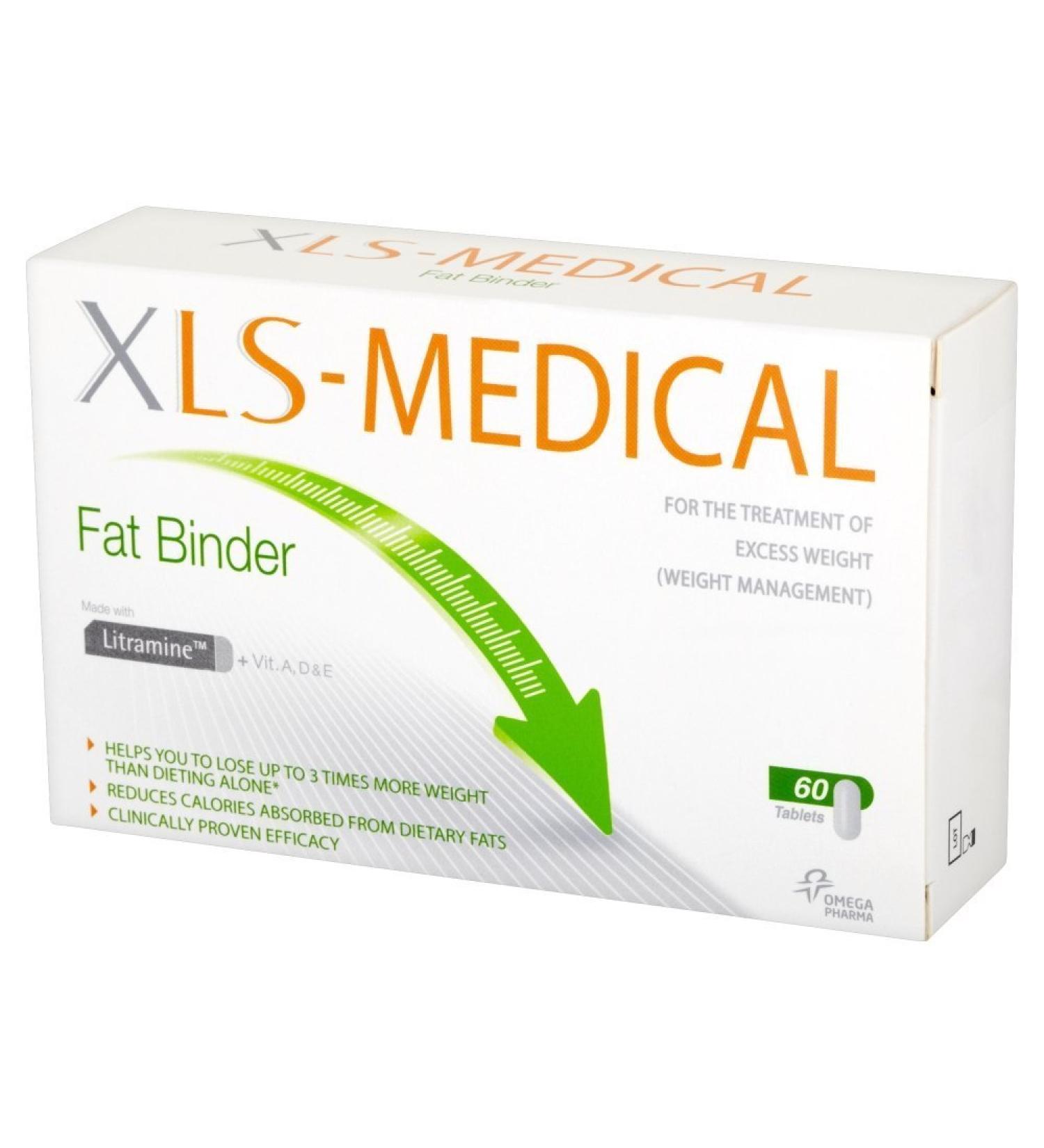 Xls Medical Fat Binder Direct Weight Loss Aid - 60 Tablets