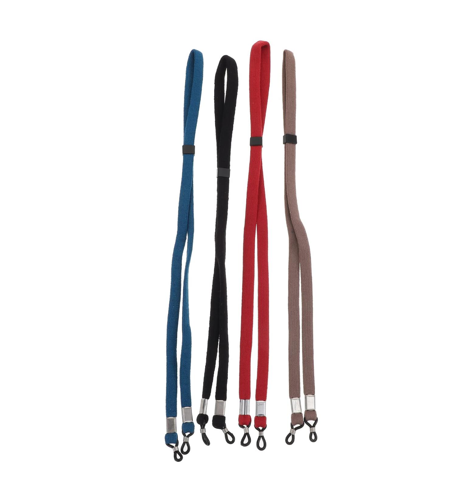 Adjustable Glasses Straps - 4 Pack Anti-Slip Eyewear Bands & Cords for Sports Glasses - Portable Nylon Holders - Buy Online on GoSupps.com