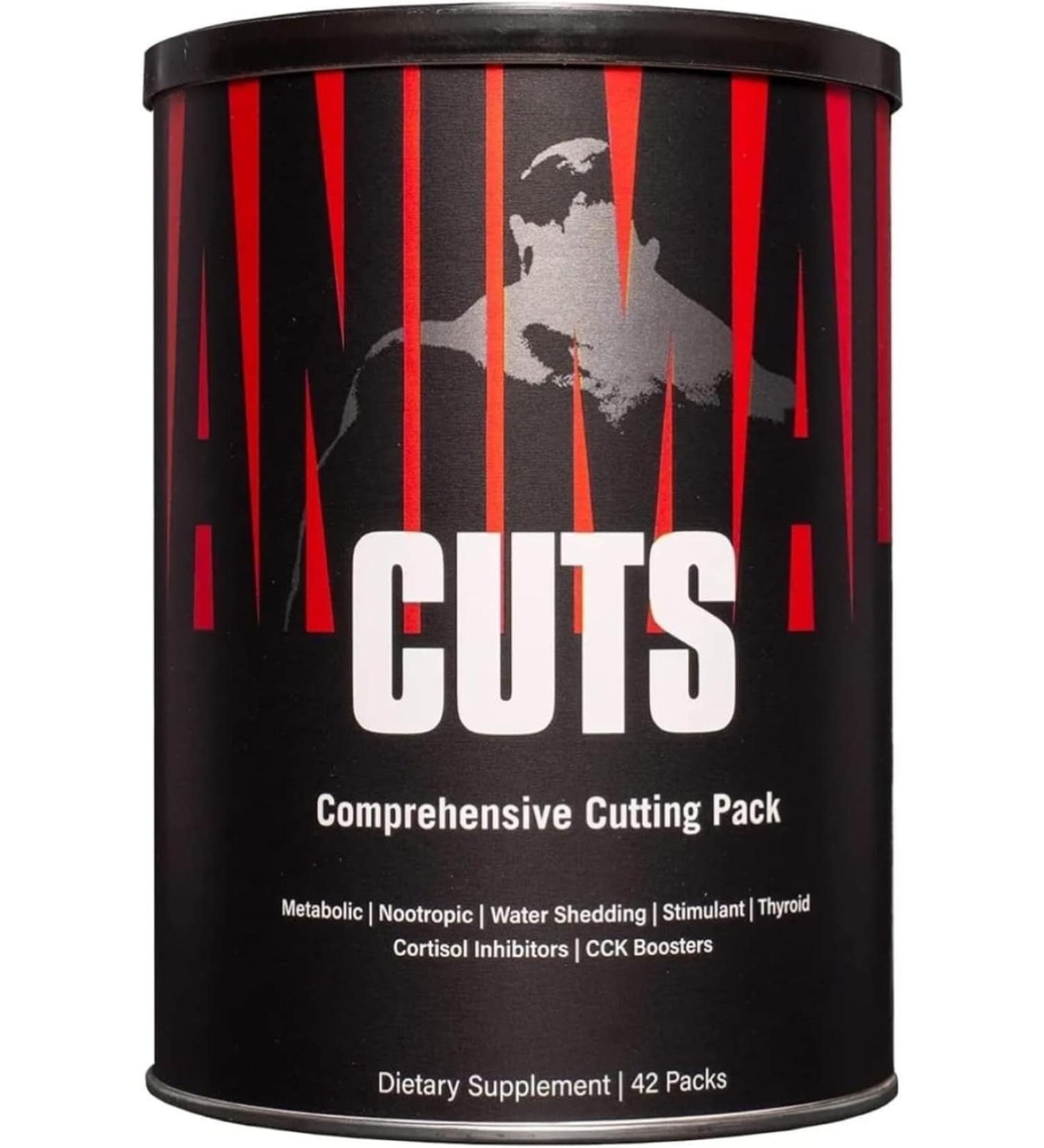 Animal Cuts - Diet & Definition Supplement for Athletes Weight Loss Management for Men & Women - with Green Tea Extract Caffeine & More 42 Packs - Buy Online on GoSupps.com