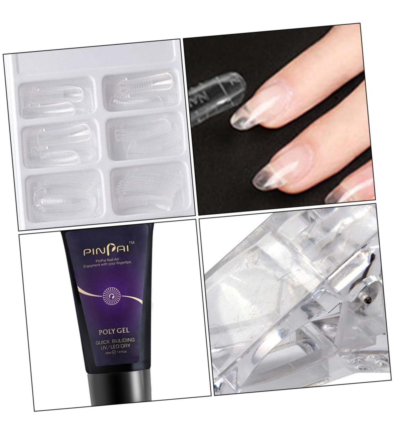 POPETPOP 1Set Set nail extension glue set nail polish gel kit nail art brush poly nail gel slip solution nail builder gel kit nails gel manicure kit Manicure Lengthen Kit nail tool plastic - Buy Online on GoSupps.com