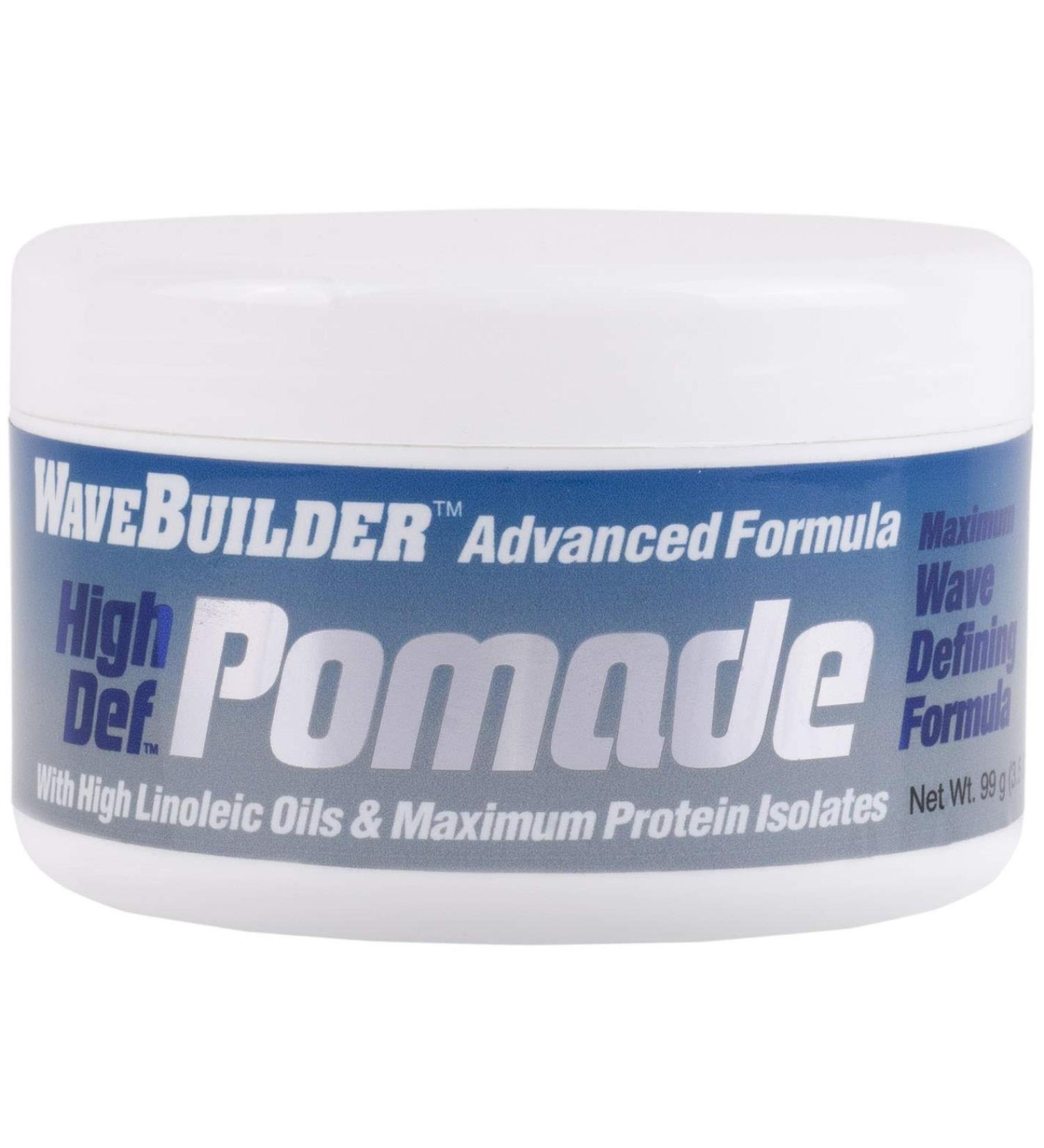 WaveBuilder High Def Pomade | Advanced Formula with High Linoleic Oils & Protein Isolates 3.5 Oz - Buy Online on GoSupps.com