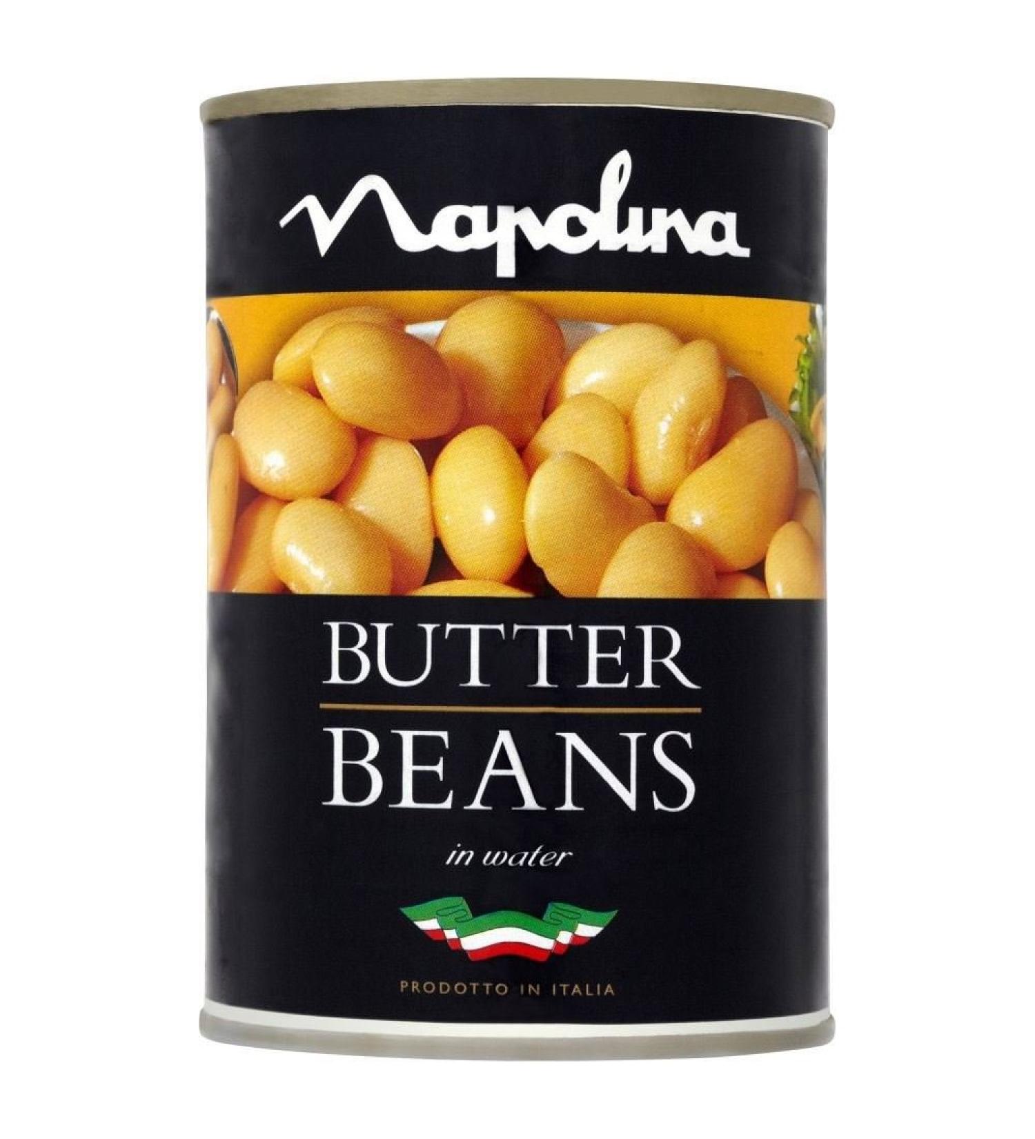 Haricots Napolina beurre l'eau sal e (400g) - Paquet de 2