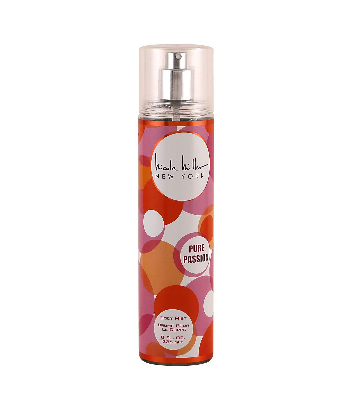Nicole Miller Pure Passion By Nicole Miller Body Mist Spray 8 Oz