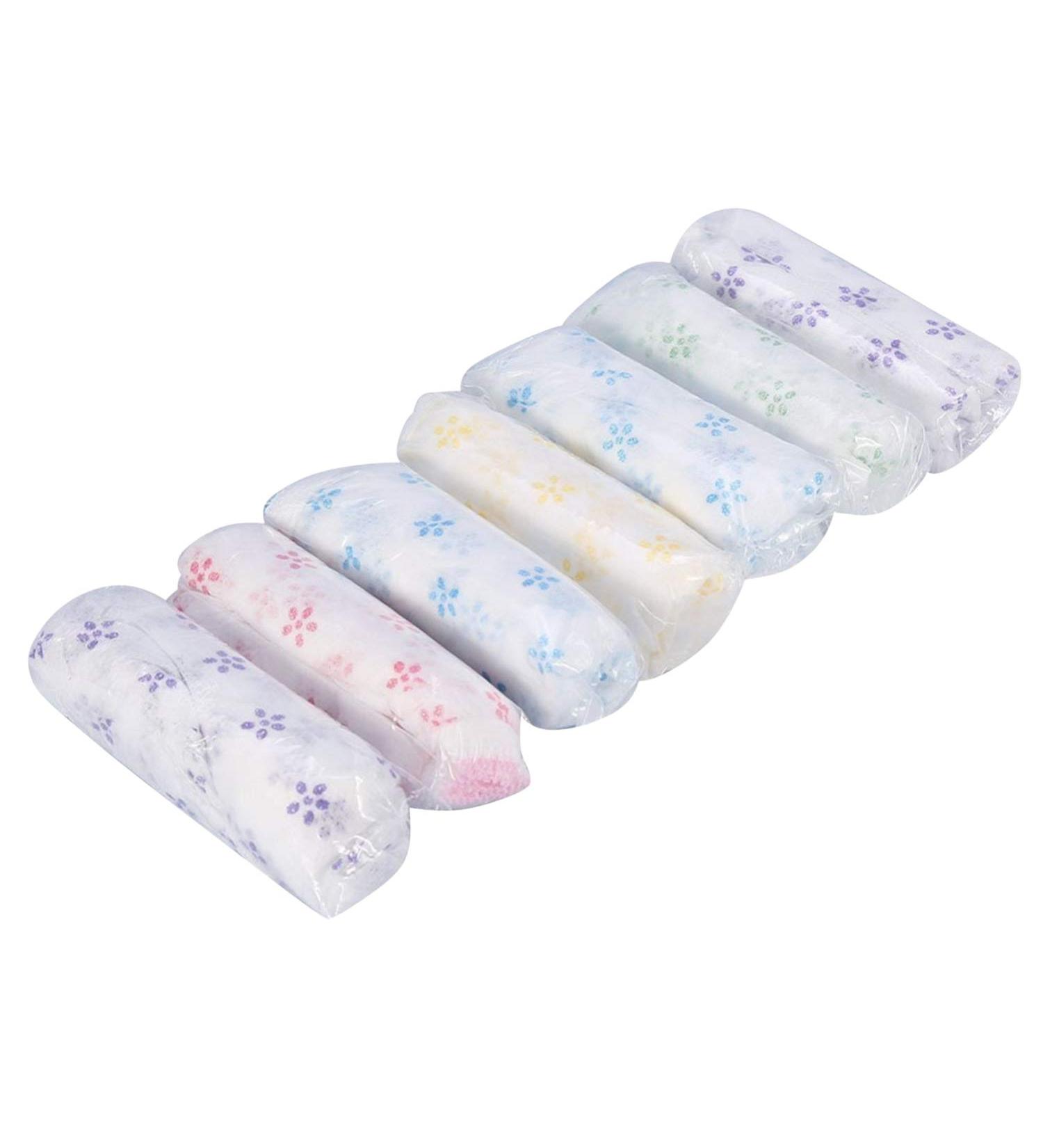 Laemilia Women's Disposable Maternity Underwear - 14 Pack, Double-Layer Cotton Crotch, Elastic Waist, Floral Print - Ideal for Travel, Hotel, Spa - Multicolored - Buy Online on GoSupps.com